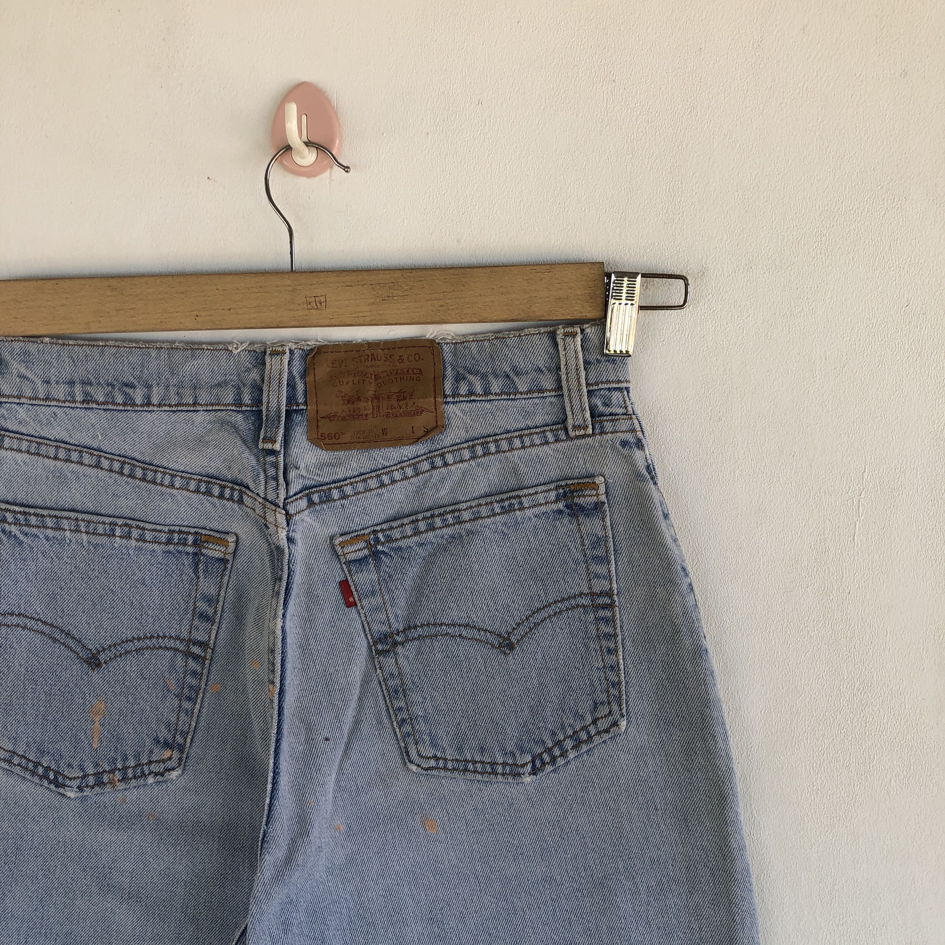 Levi's Vintage Levis 560 Light Wash Jeans Levi's Painter Denim Size 28" / US 6 / IT 42 - 5 Thumbnail