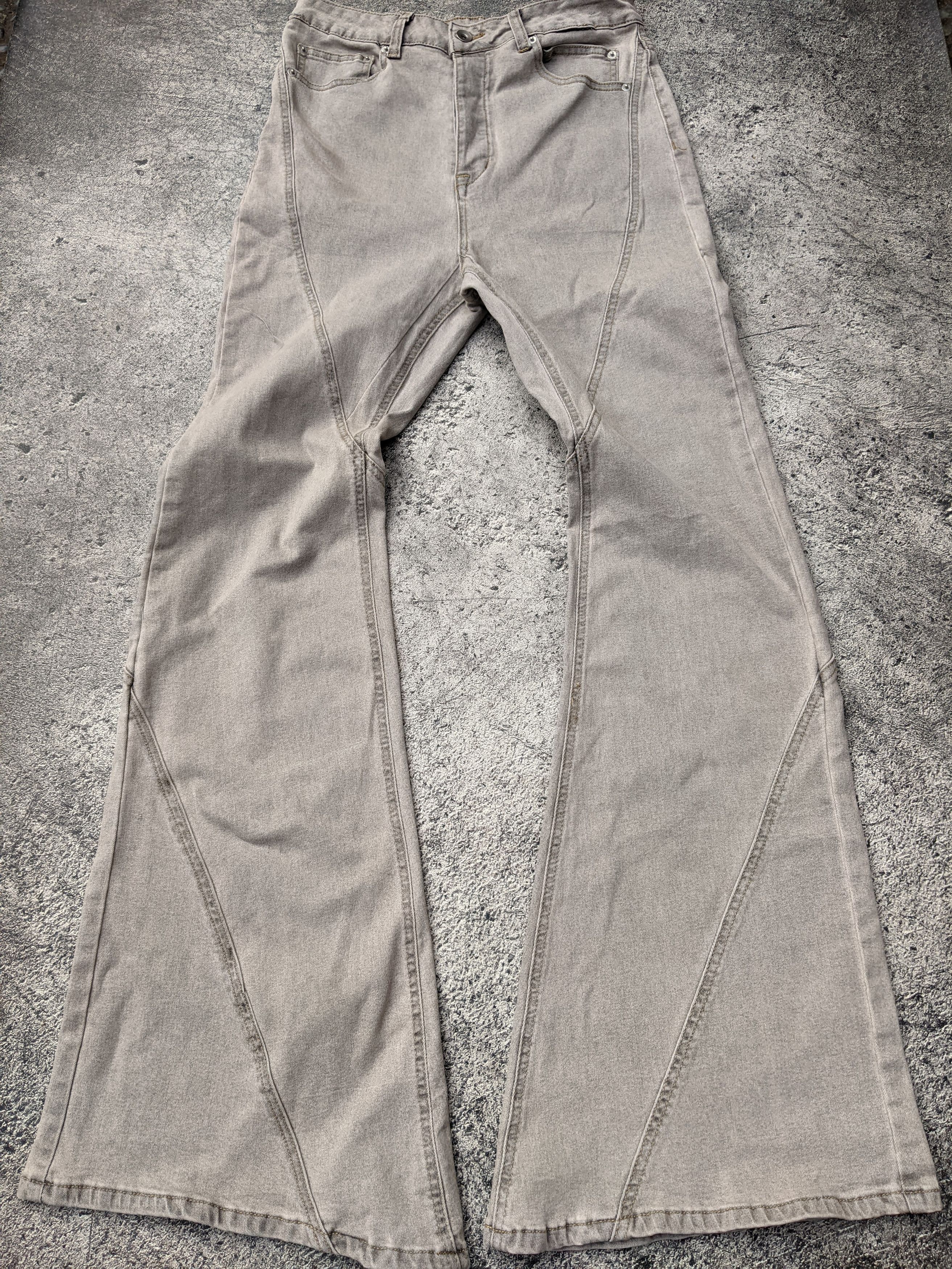 Japanese Brand Super Flare High Wais GOA Style Pants Size US 28 / EU 44 - 2 Thumbnail