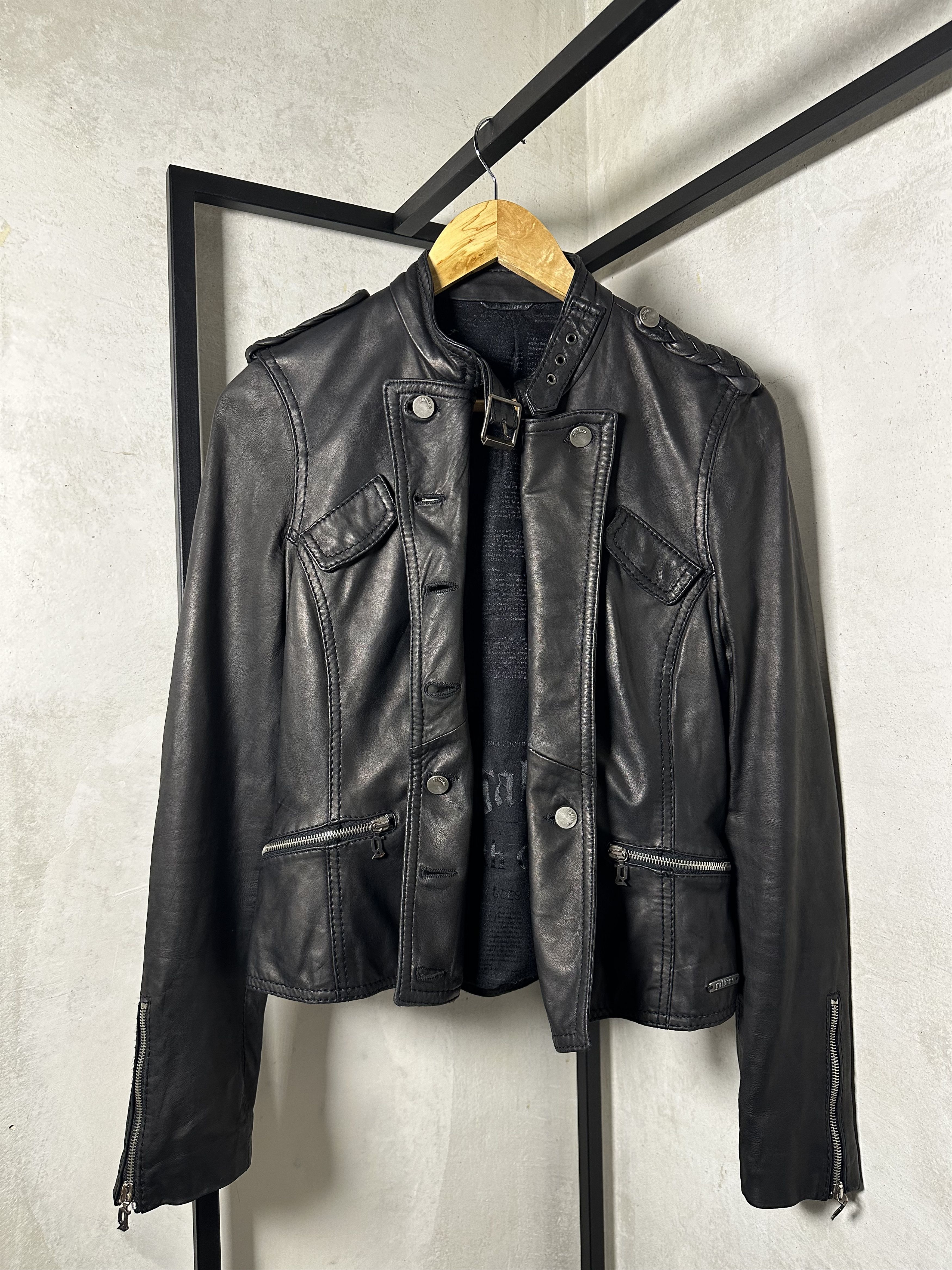 John Galliano John Galliano Napoleon Leather Jacket Size S / US 4 / IT 40 - 19 Thumbnail