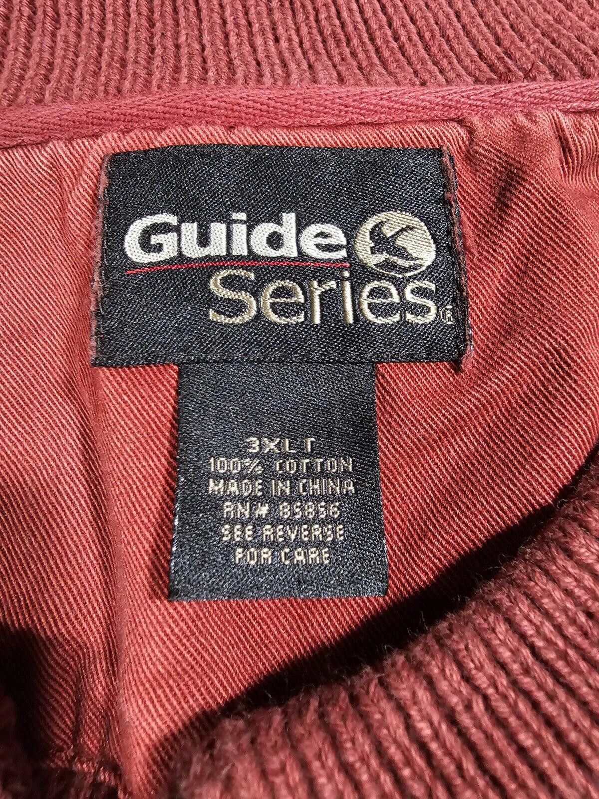 Designer Guide Series 5 Button Henley Sweater Mens 3XLT Red Hike Fish Size US XXL / EU 58 / 5 - 3 Thumbnail