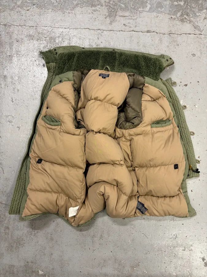 Polo Ralph Lauren AW2012 Ralph Lauren Khaki Green Flags Long Cargo Parka Coat Size US L / EU 52-54 / 3 - 9 Thumbnail