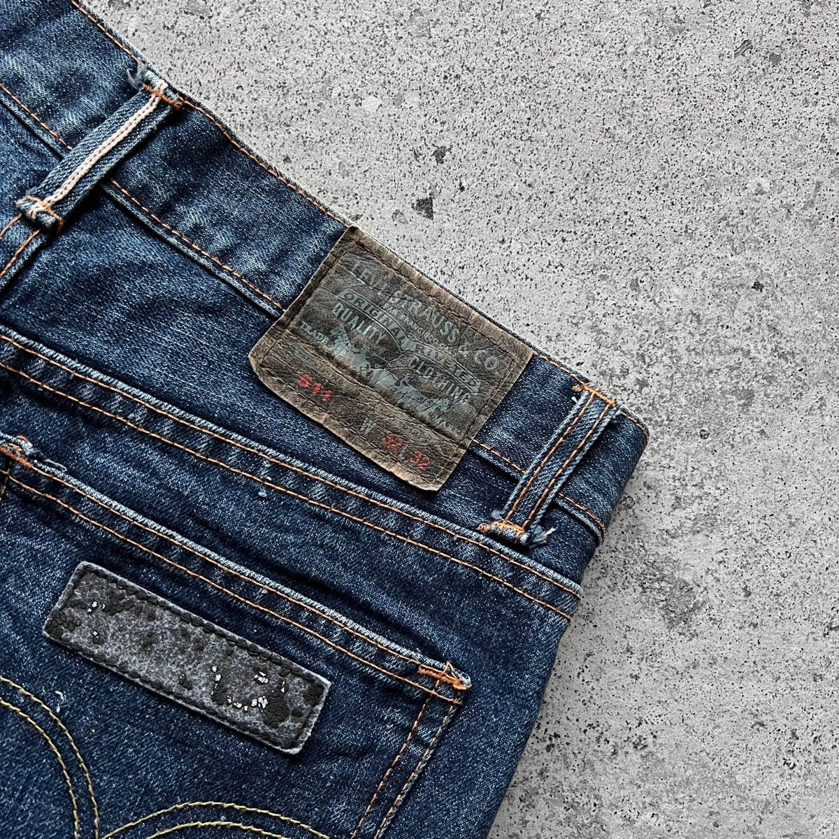 Levi's × Levi's Vintage Clothing × Vintage Levis 511 Vintage 80s 90s Blue Denim Straight Jeans Y2K USA Size US 30 / EU 46 - 7 Thumbnail