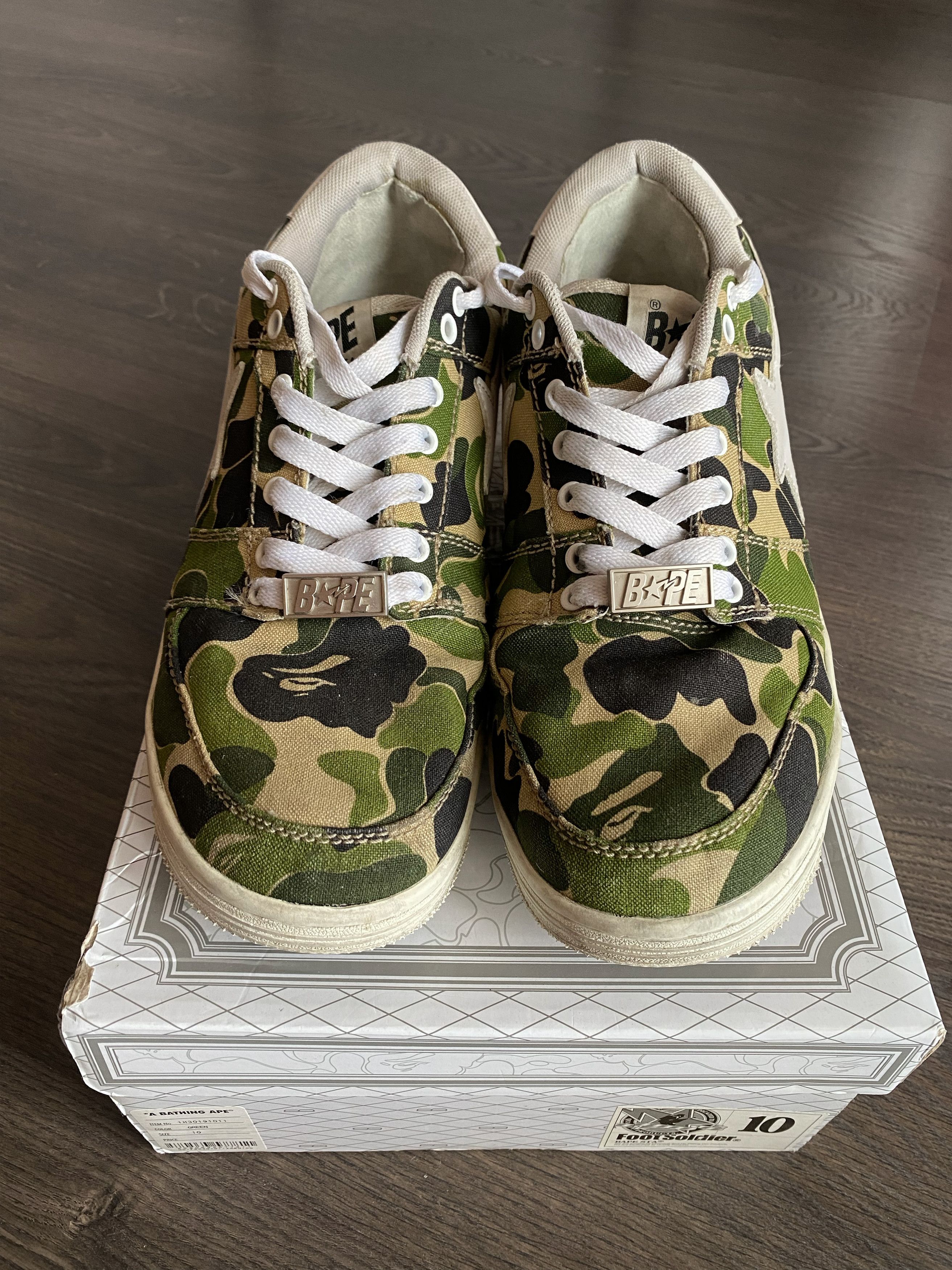 Bape BAPE Bape Sta ABC Camo Canvas – Green Camo Size US 10 / EU 43 - 3 Thumbnail