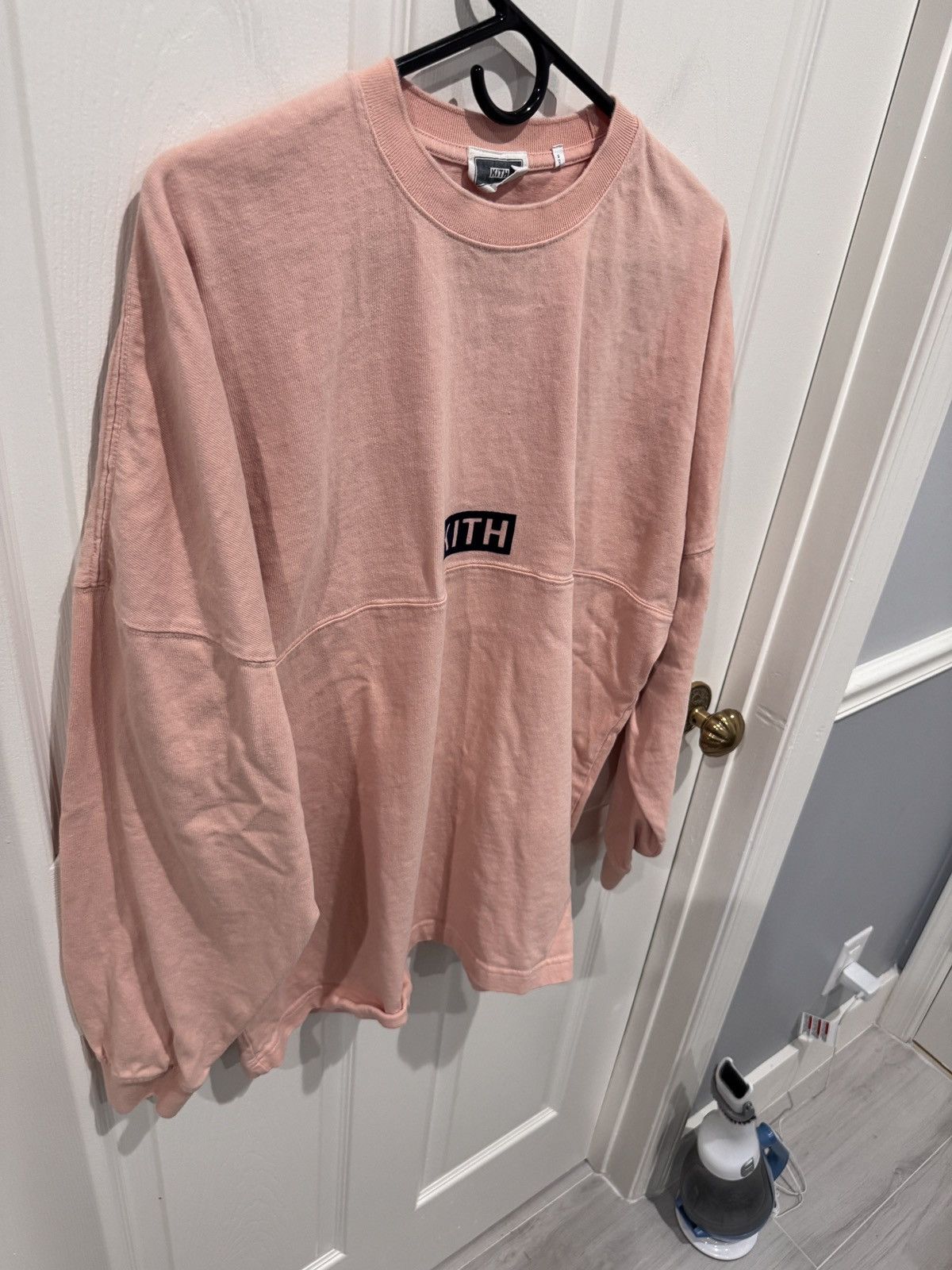 Kith Kith Track Paneled Pink LS Shirt Tee Size L (fits L-XL) Size US L / EU 52-54 / 3 - 2 Thumbnail
