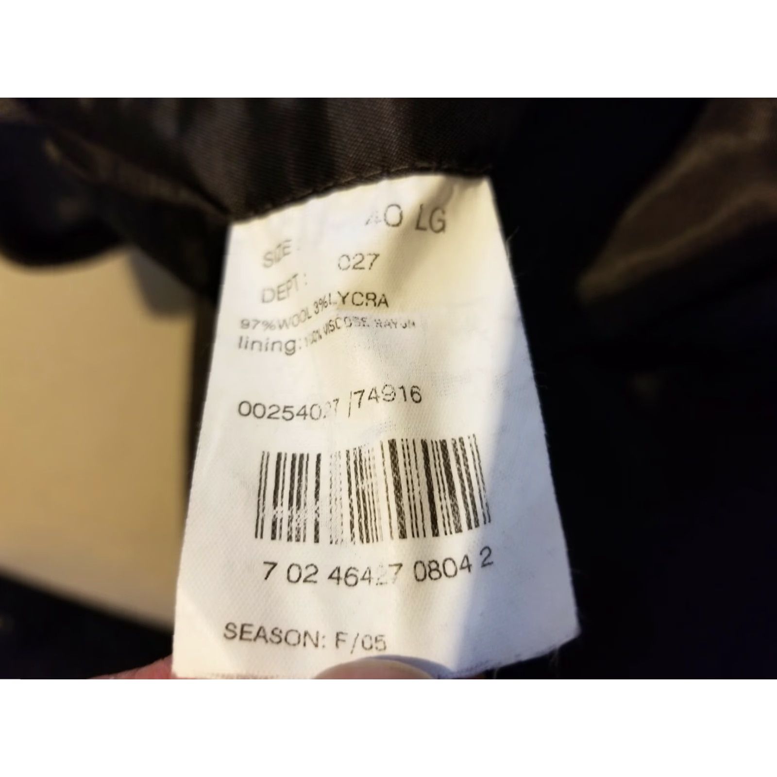 Brooks Brothers Brooks Brothers Mens Wool 3-in-1 Jacket Gray 40L Blazer Jacket Size 40R - 5 Thumbnail