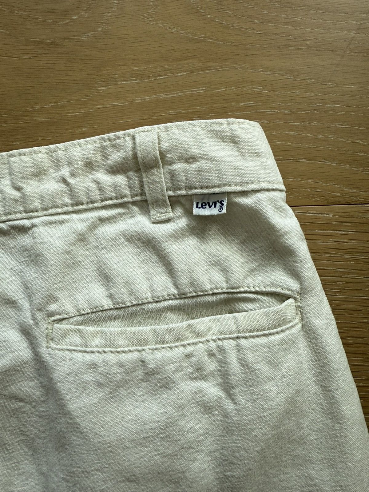 Levi's Vintage 80s White Pleated Levi’s 501 Pants Size 31" - 8 Thumbnail