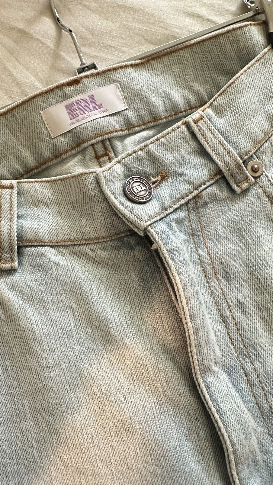 ERL ERL Distressed Denim Flare Jeans Size M Size US 30 / EU 46 - 7 Thumbnail
