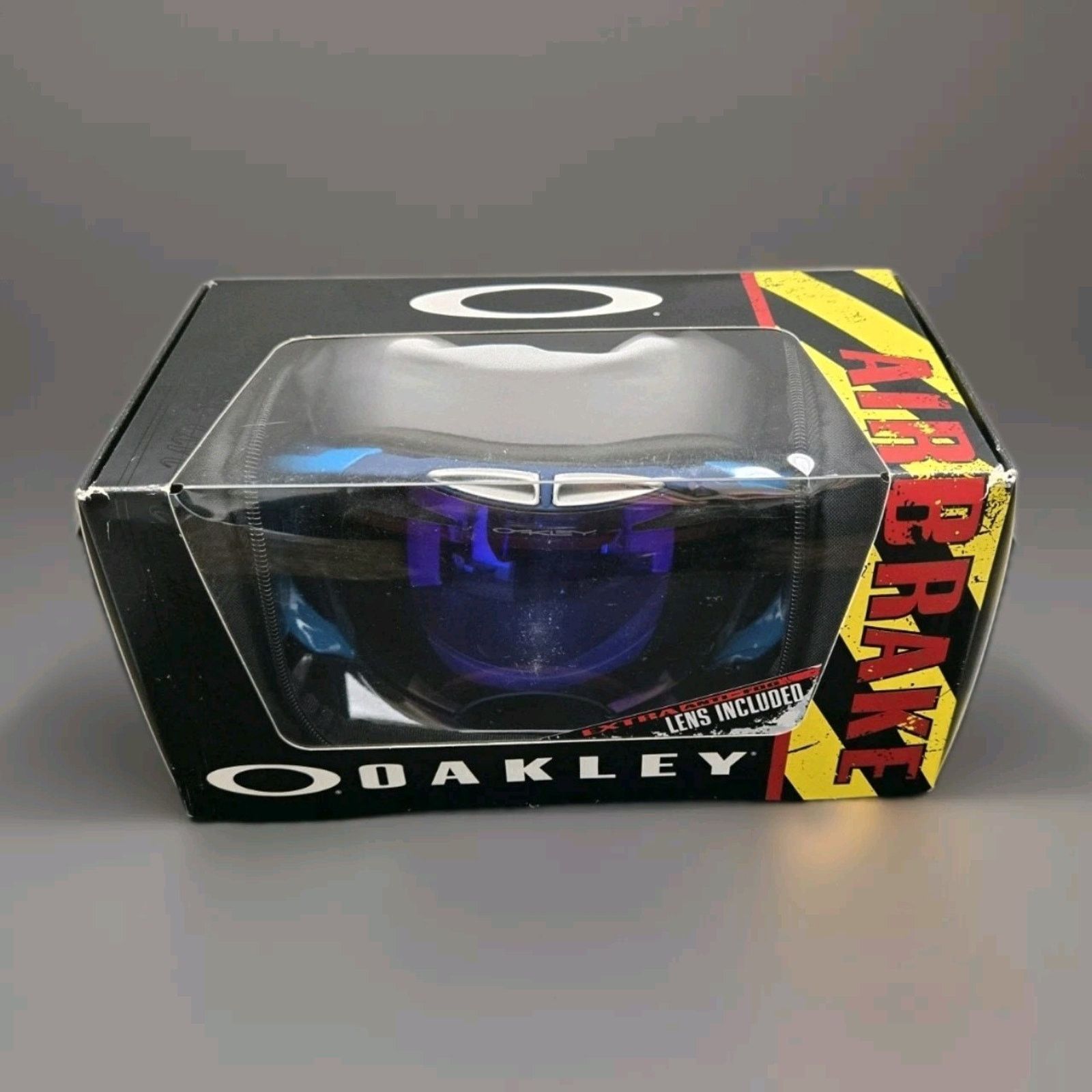 Oakley Oakley Vintage Goggles Airbrake Iridium Anti Fog Lens & Case Size 36 - 19 Thumbnail