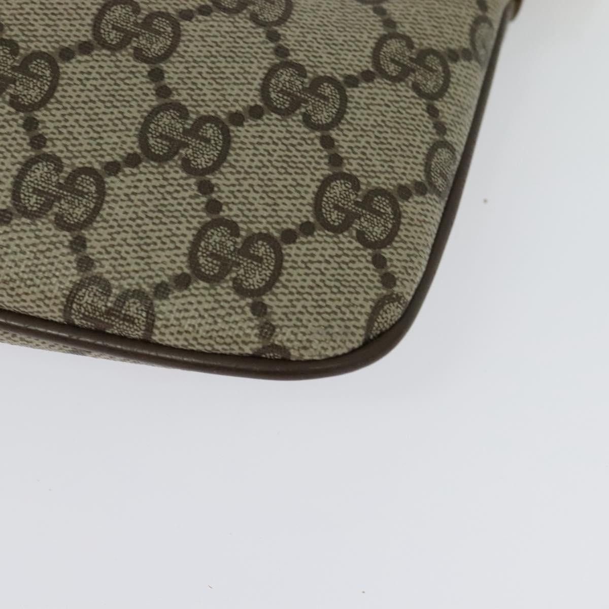 Gucci GUCCI GG Supreme Web Sherry Line Shoulder Bag Pvc Beige 98 Size ONE SIZE - 13 Thumbnail