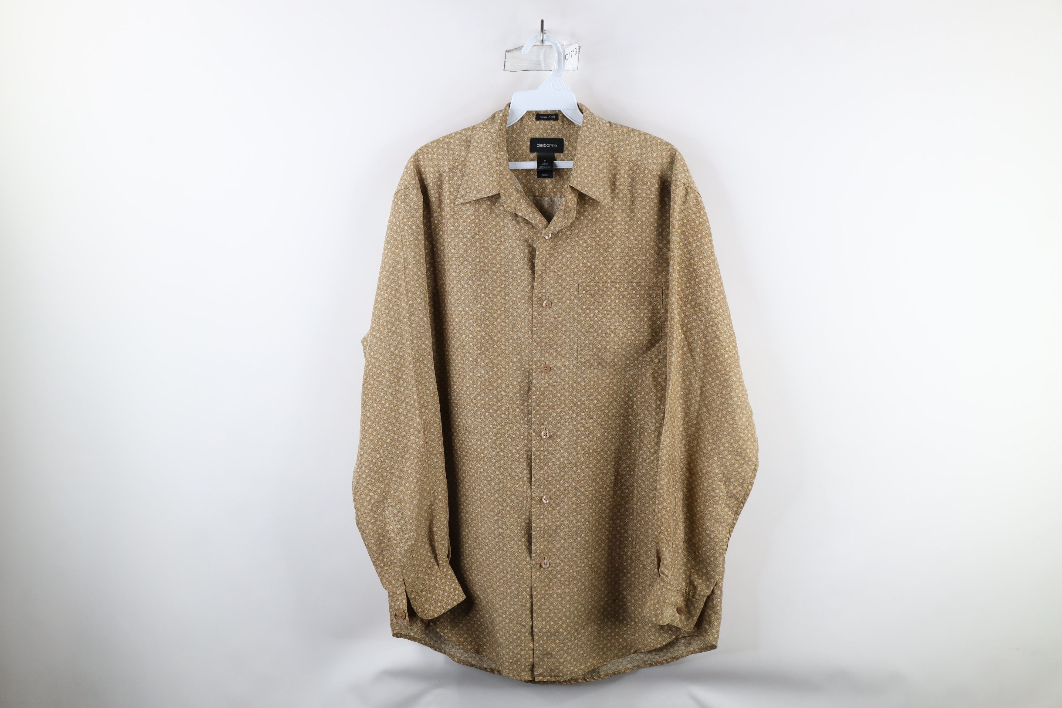 Vintage Vintage 90s Streetwear Long Sleeve Collared Button Shirt Size US M / EU 48-50 / 2 - 1 Thumbnail