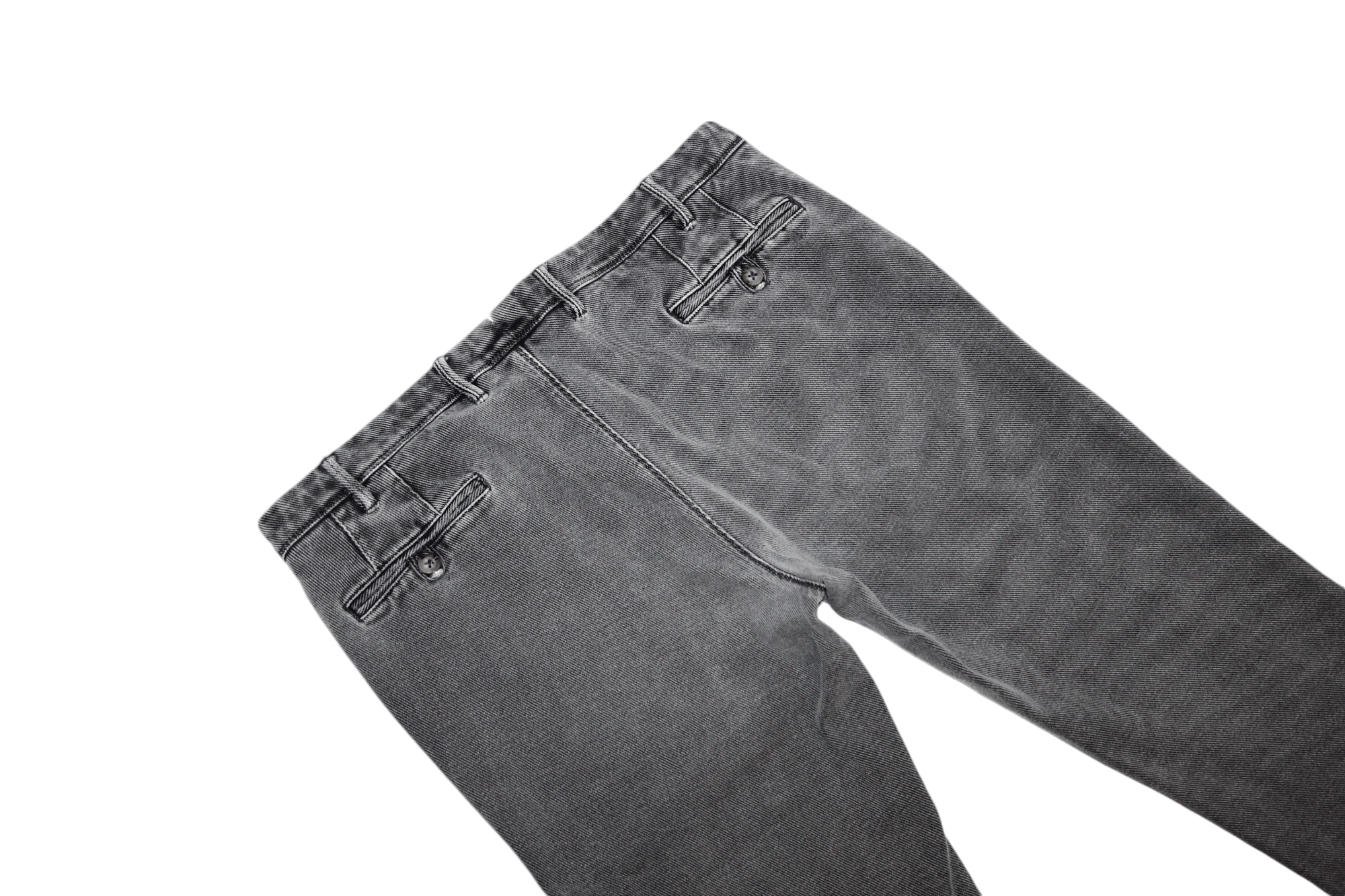 L.B.M. 1911 Molfetta Tideo Retro WashTwill Denim Stretch Cotton Pants Size US 38 / EU 54 - 7 Thumbnail