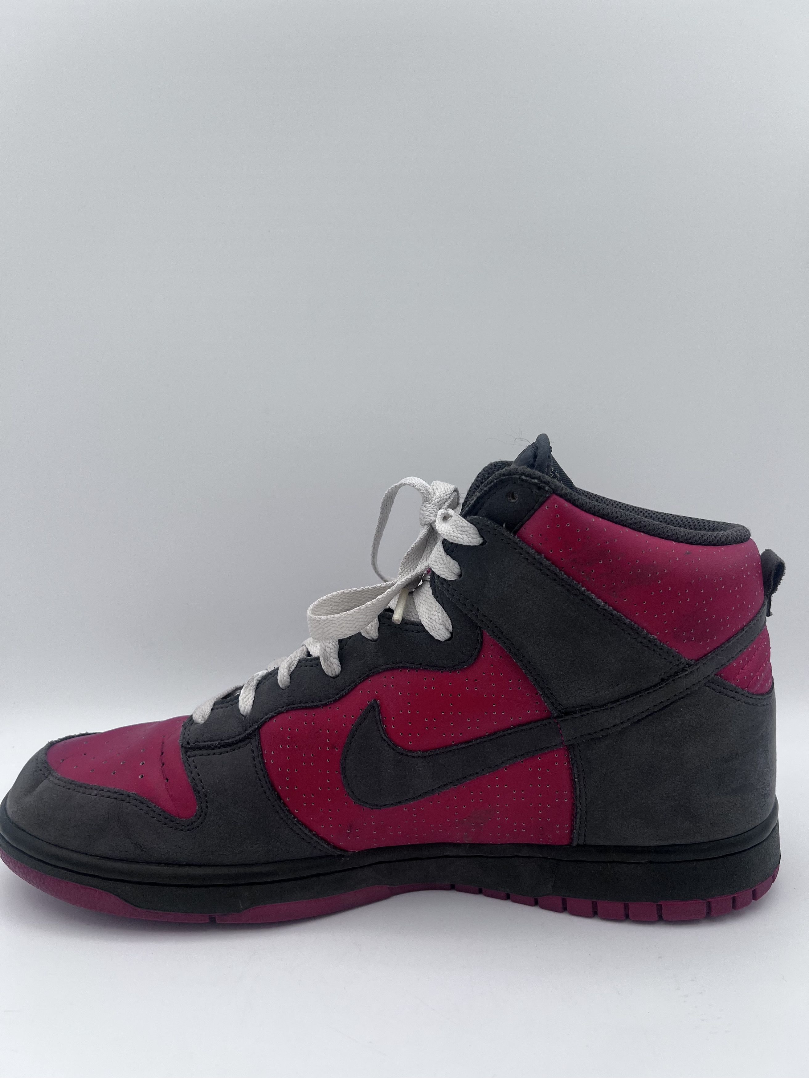 Nike Nike Dunk High Red Plum Anthracite 2009 Mens 11.5 317982-601 Size US 11.5 / EU 44-45 - 6 Thumbnail