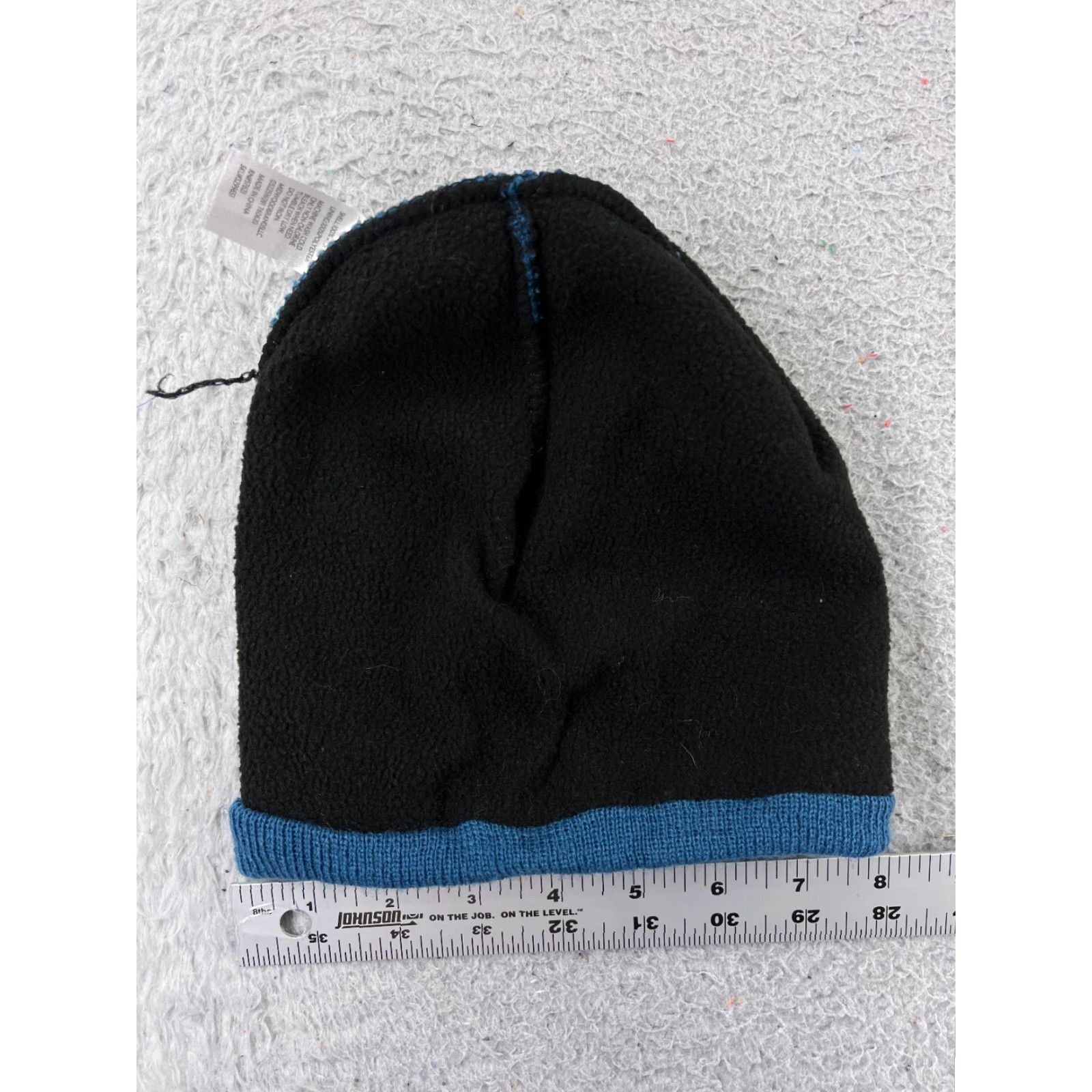 Vintage Beanie Toque Adult One Size Blue Knit Acrylic Polyester Fleece Lined Snow Ski Size US M / EU 48-50 / 2 - 3 Thumbnail
