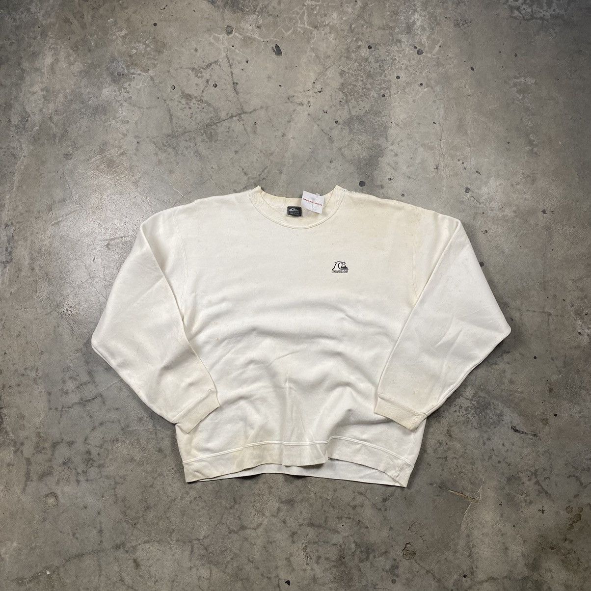 Quiksilver Rare 90s Quiksilver Surf Boxy Distressed Crewneck Size US M / EU 48-50 / 2 - 1 Thumbnail