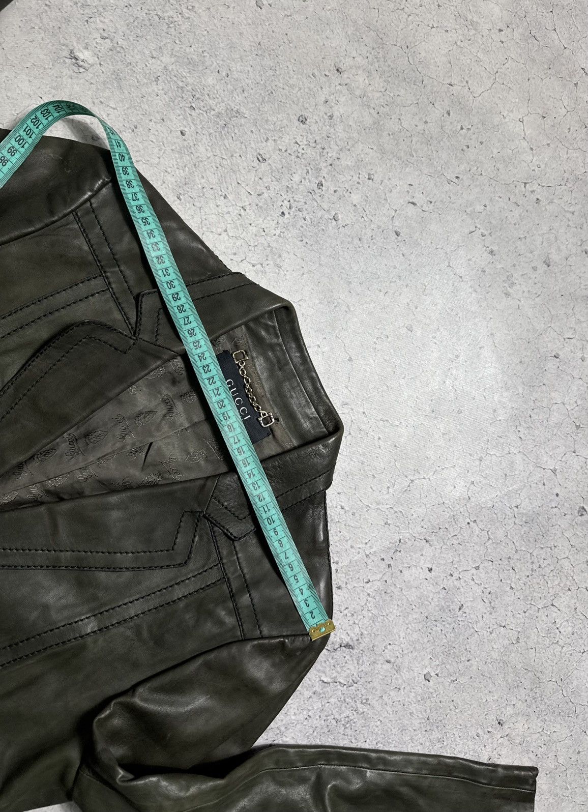 Gucci Gucci Leather Jacket Coat Women’s Luxury Very Rare Vintage Size S / US 4 / IT 40 - 16 Thumbnail