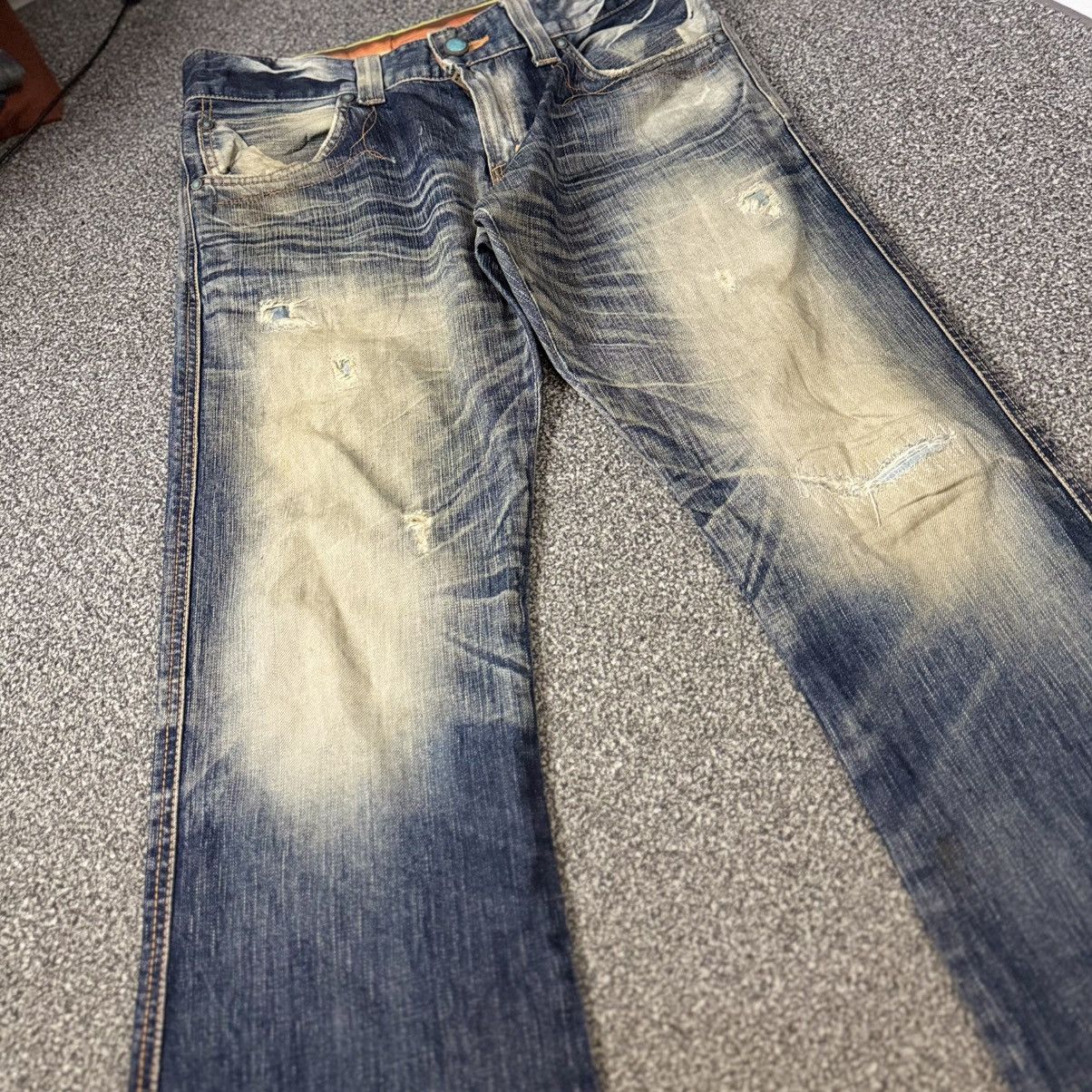 Kapital Vintage Flared Thrashed Edwin Clawmark Jeans Denim Size US 32 / EU 48 - 5 Thumbnail