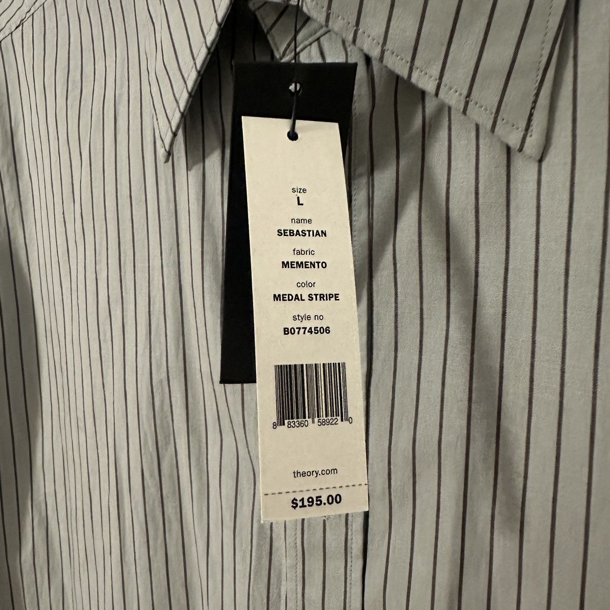 Theory Theory Sebastian Buttondown Dress Shirt Size US L / EU 52-54 / 3 - 6 Thumbnail
