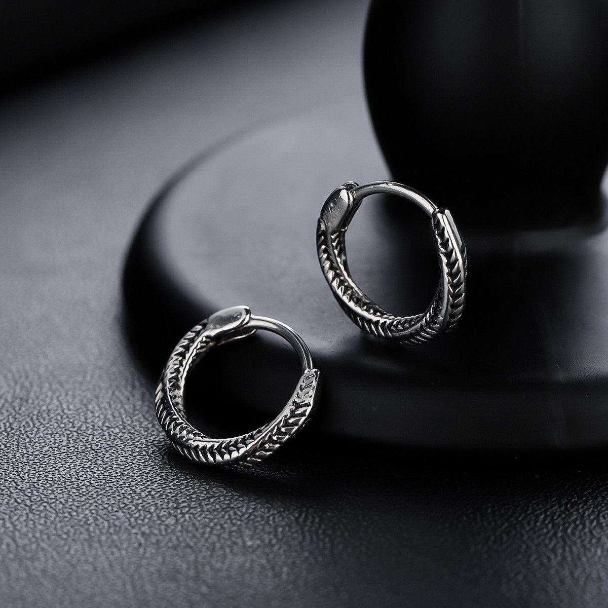 Jewelry Crazy Earrings One Pairs Chrome Jewelry Size ONE SIZE - 1 Thumbnail