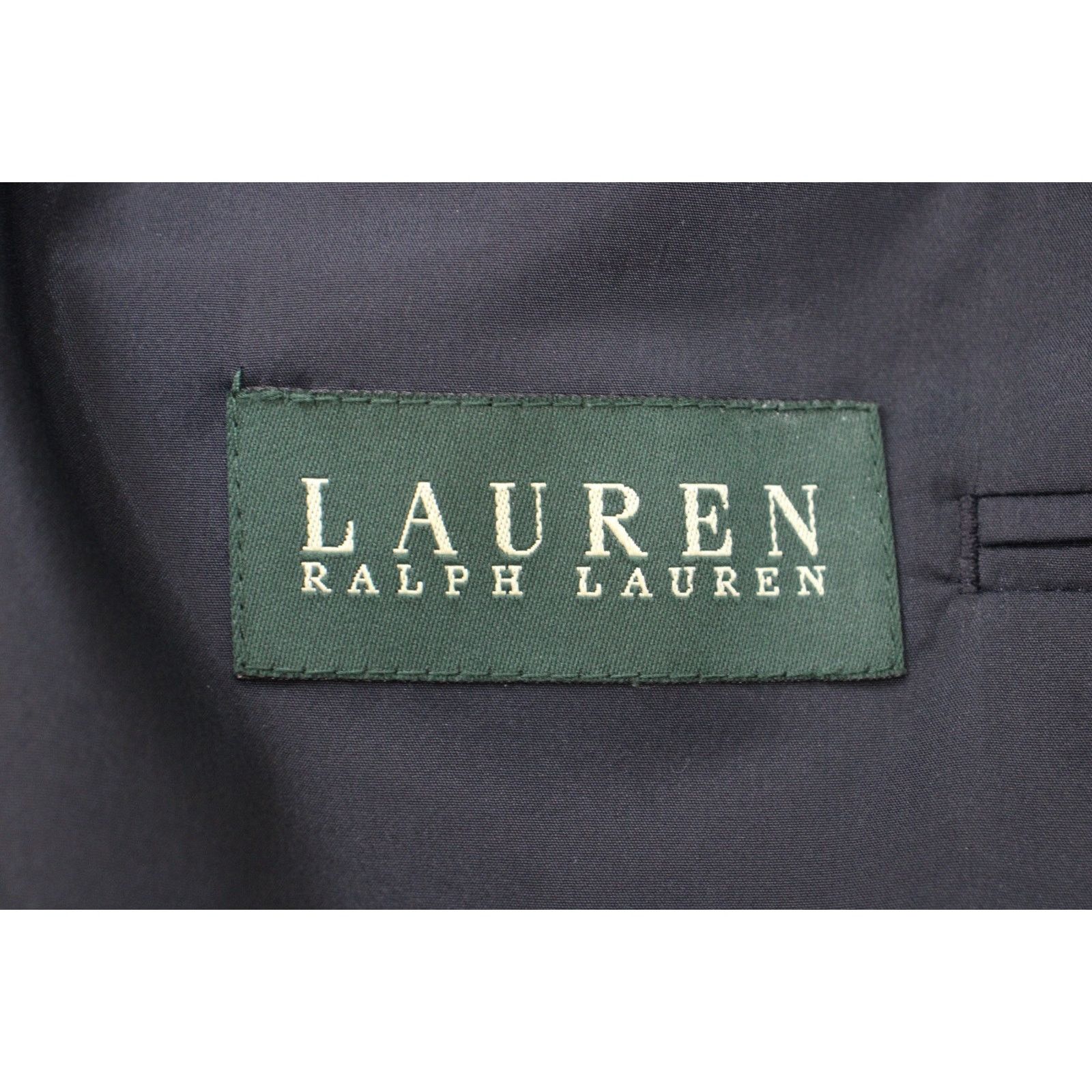 Lauren Ralph Lauren Lauren Ralph Lauren Blazer Mens 43R Navy Blue 100% Wool Size 42R - 5 Thumbnail