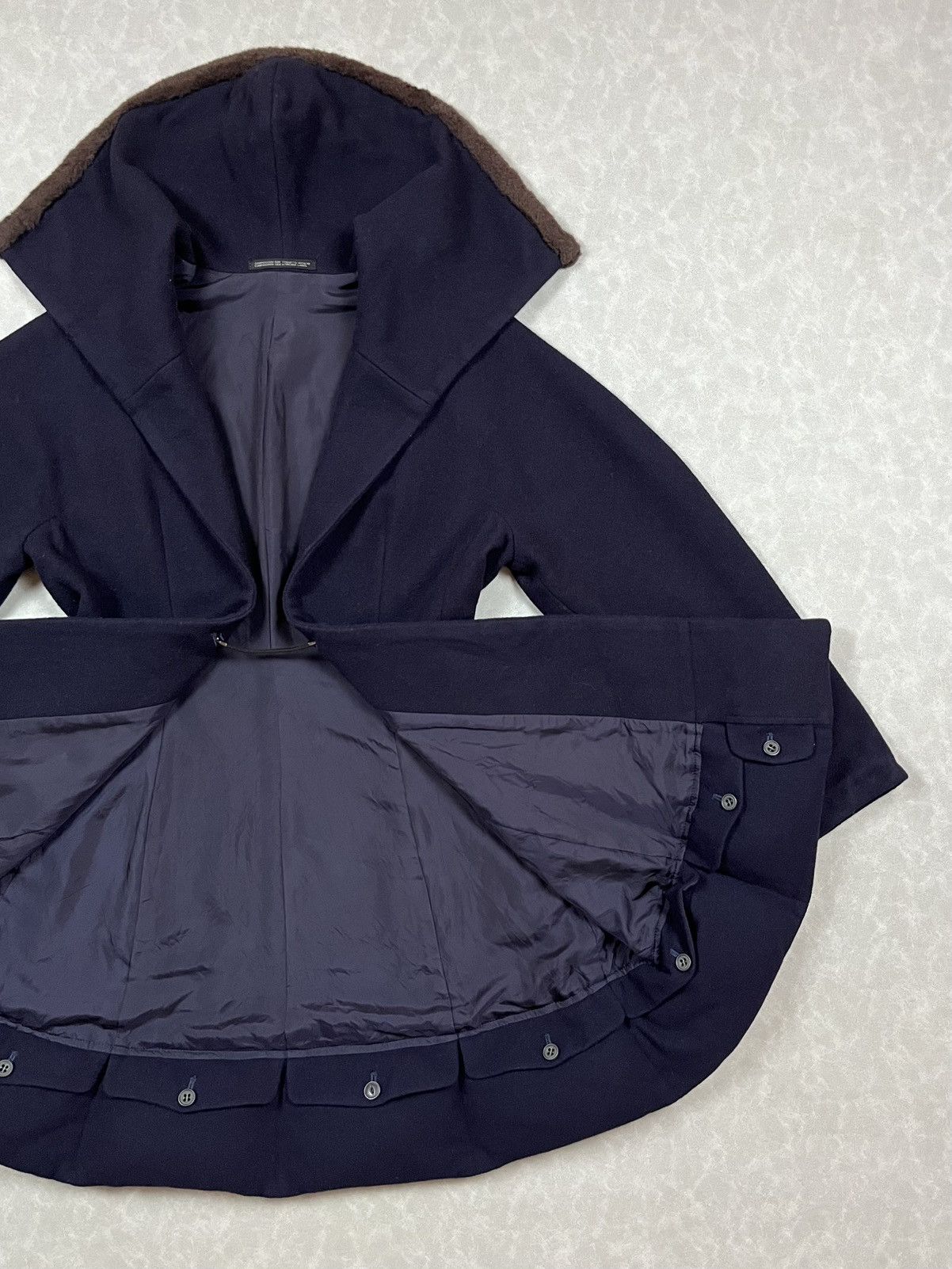 Yohji Yamamoto 90s Yohji yamamoto multi pocket wool jacket Size US M / EU 48-50 / 2 - 3 Thumbnail