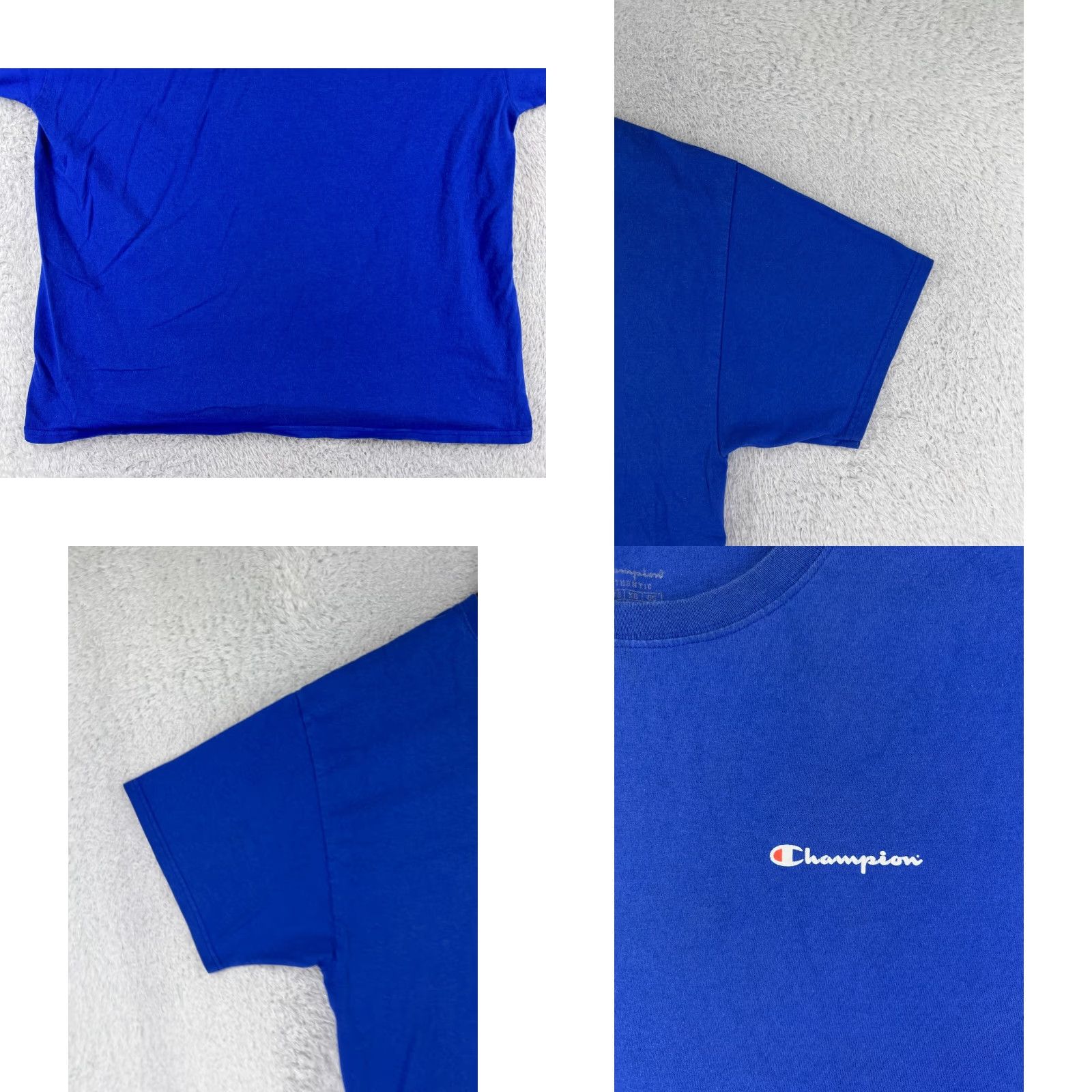 Champion Champion Shirt Mens XL Blue Logo Short Sleeve Crew Neck Cotton Size US XL / EU 56 / 4 - 8 Thumbnail