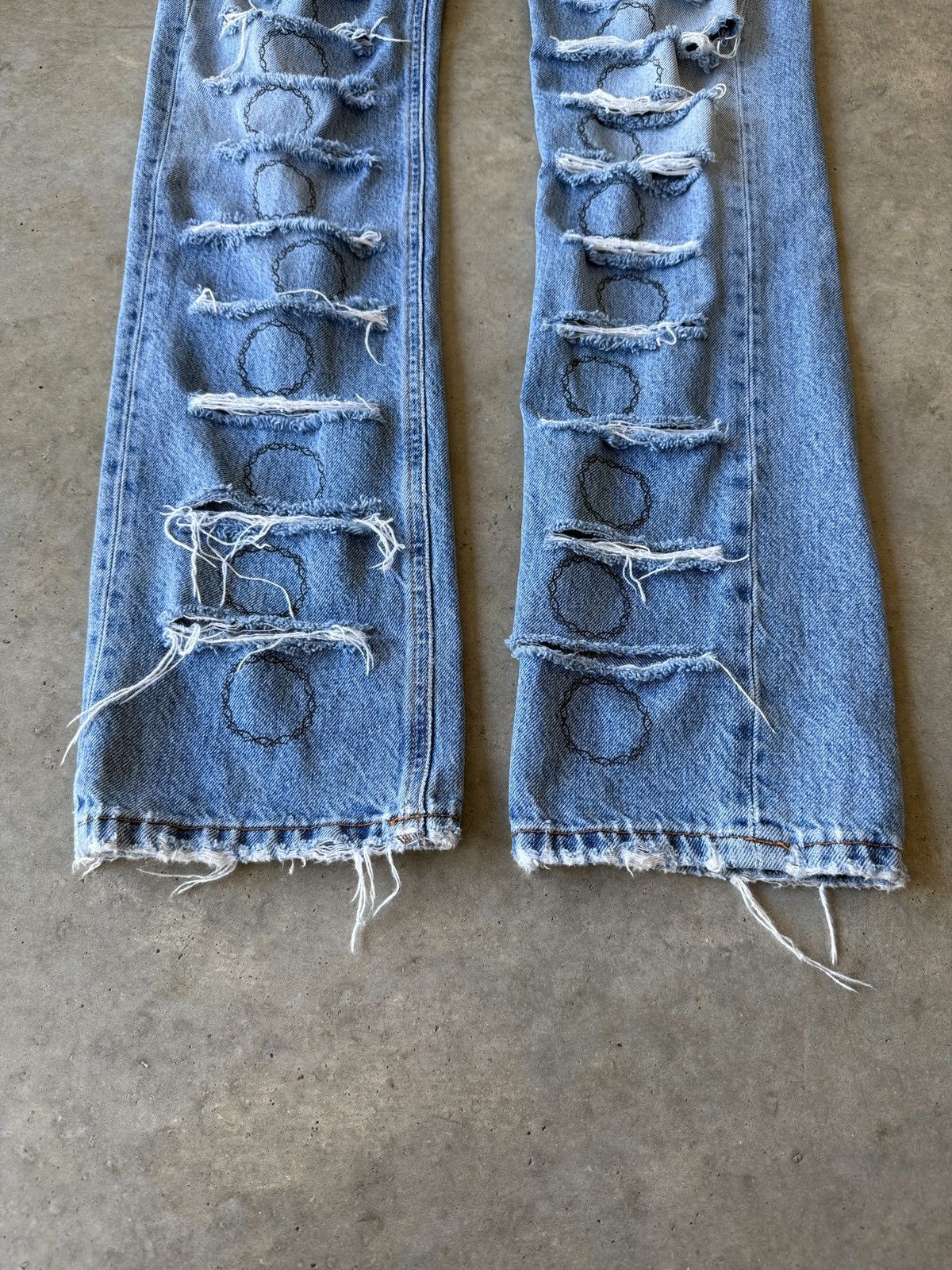 1017 ALYX 9SM 1017 Alyx 9SM Thorn Slashed Denim SS19 Size US 30 / EU 46 - 4 Thumbnail