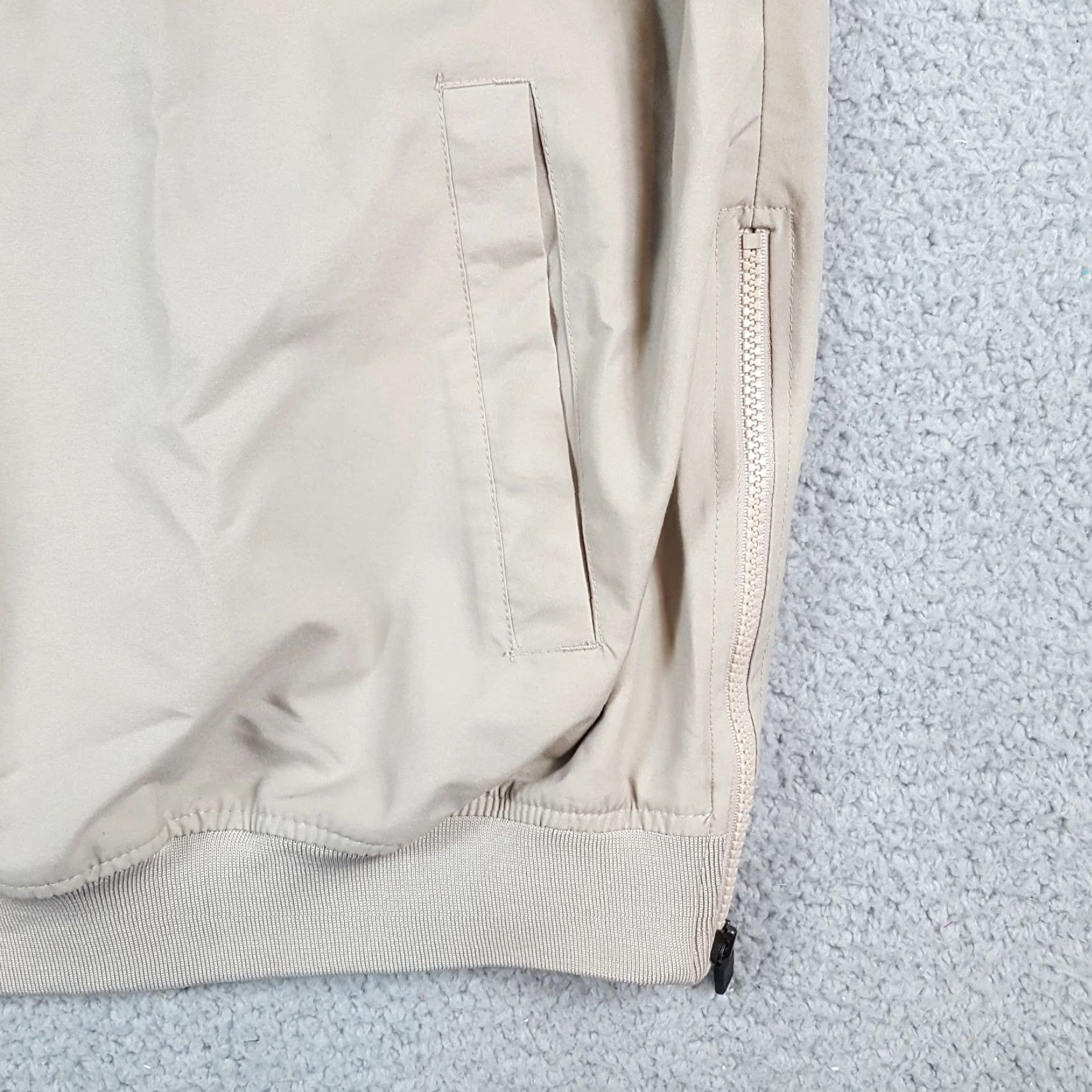 Nike VINTAGE Nike Windbreaker Jacket Mens XL Beige 90s Y2K Sports Outdoor Logo Zipper Full Zip Pockets Size US XL / EU 56 / 4 - 5 Thumbnail