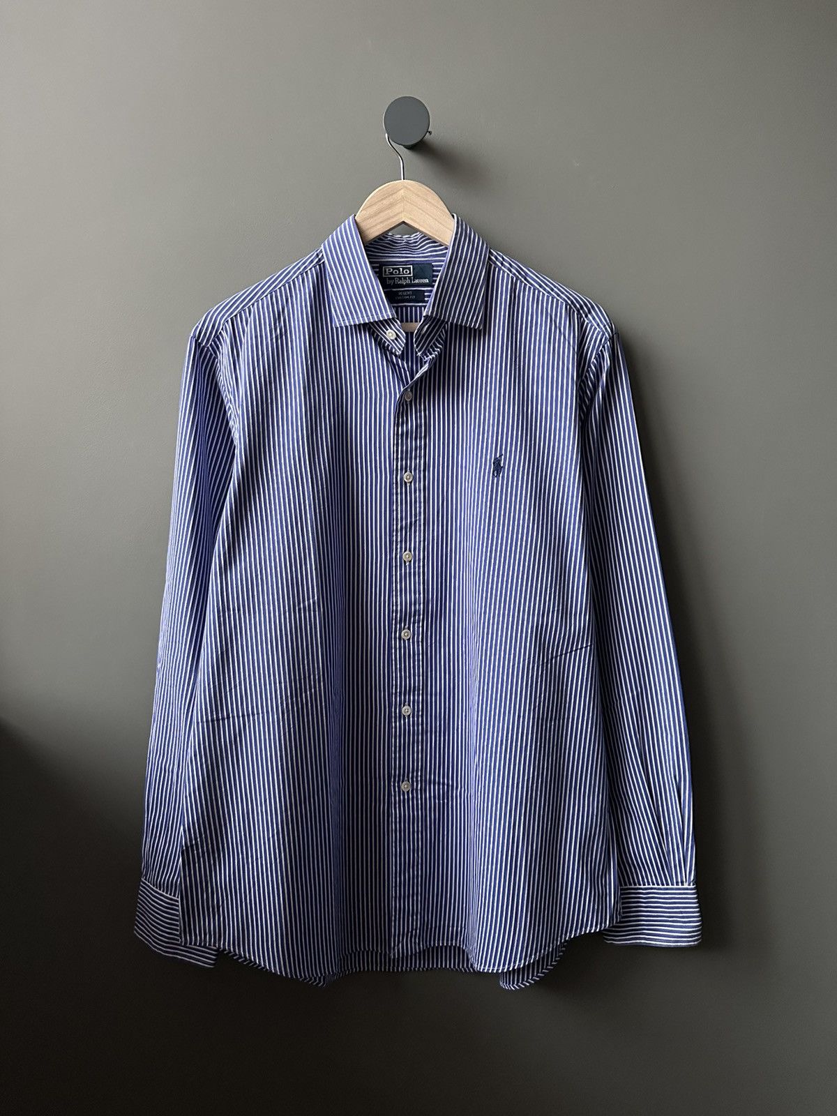 Polo Ralph Lauren Polo Ralph Lauren Stripped Cotton Shirt Size US XL / EU 56 / 4 - 1 Thumbnail