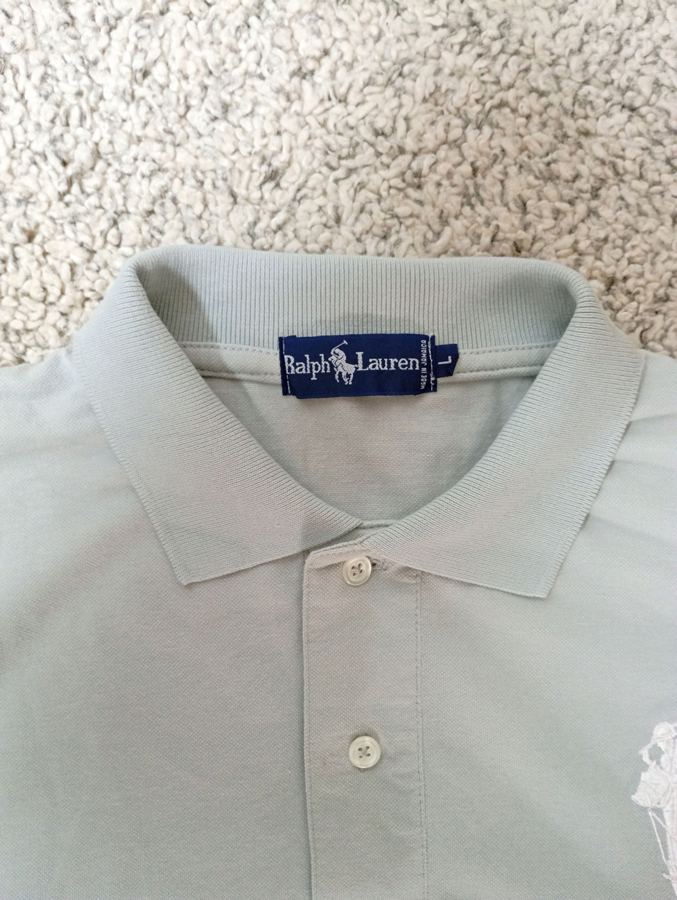 Polo Ralph Lauren × Ralph Lauren × Vintage Polo Ralph Lauren Black Watch #2 Polo Tshirt Size US L / EU 52-54 / 3 - 3 Thumbnail