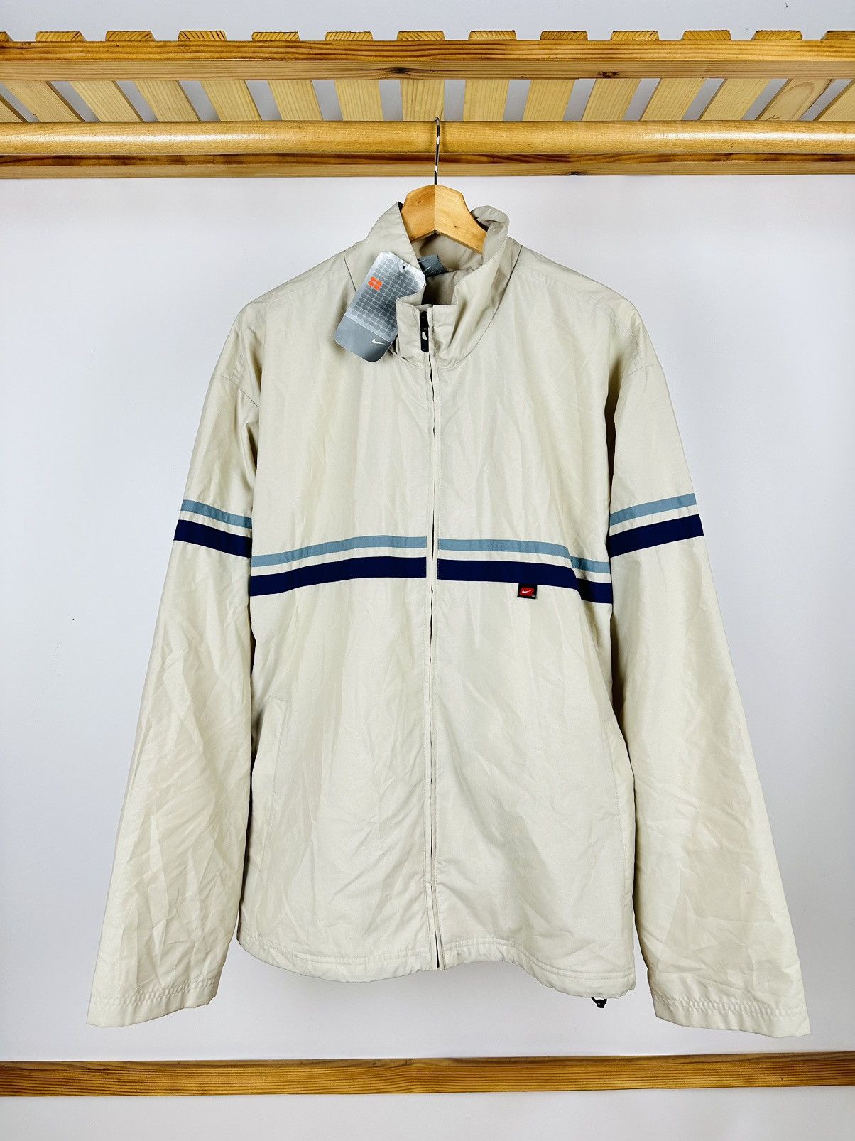 Nike × Vintage Vintage Nike New Windbreaker Jacket 90’s Y2K Size US XL / EU 56 / 4 - 1 Thumbnail