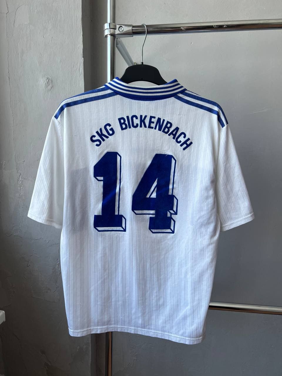 Adidas 1996/97 SKG BICKENBACH #14 AWAY SOCCER JERSEY FOOTBALL SHIRT Size US XL / EU 56 / 4 - 13 Thumbnail