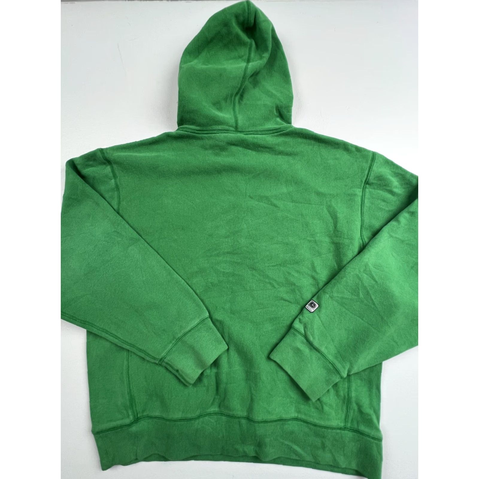 Old Navy Old Navy Hoodie Mens Large Green Fleece Pullover 94 Logo Graphic Print Front Pocket Hooded Sweatshirt L Size US L / EU 52-54 / 3 - 2 Thumbnail