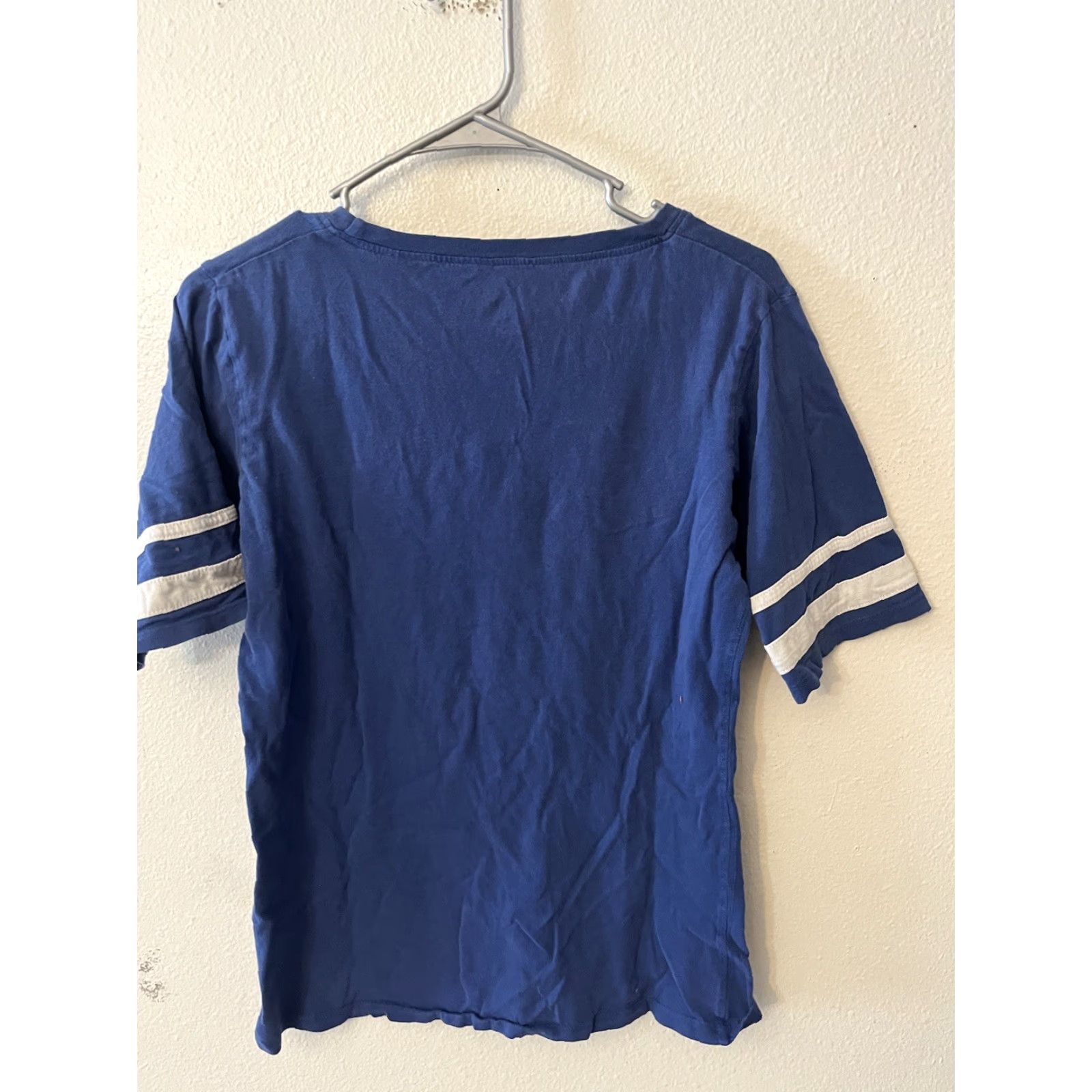 Champion Champion Blue Short Sleeve Crew Neck T-Shirt Women's Large Logo Top Shirt Ladies L Blue Logo, Champion, Activewear, Gym, 90s? Size L / US 10 / IT 46 - 2 Thumbnail