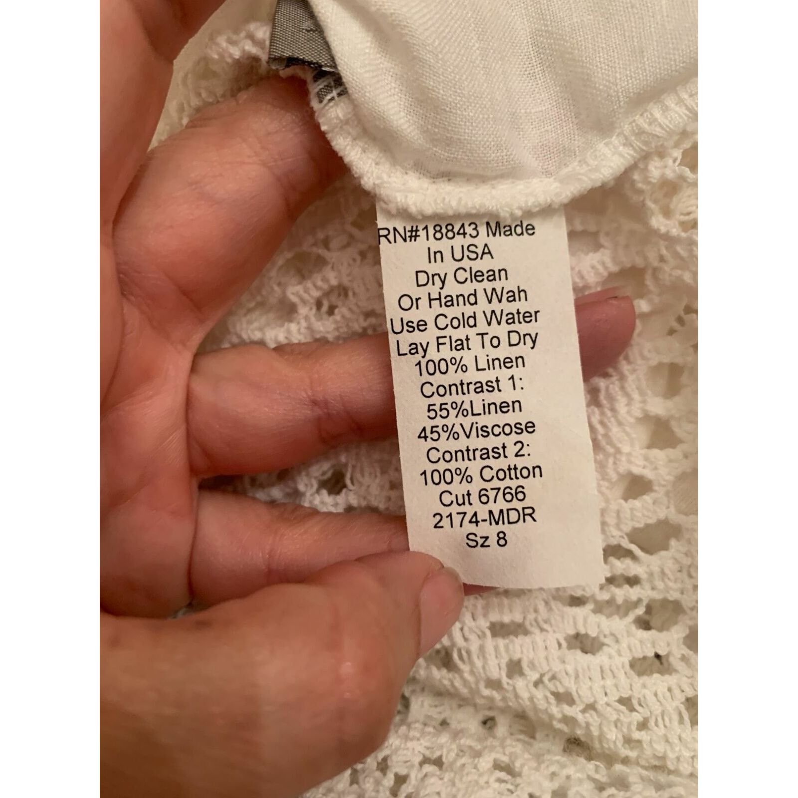 Anthropologie People Like Frank cream long sleeves boho tunic top size 8 Size M / US 6-8 / IT 42-44 - 4 Thumbnail