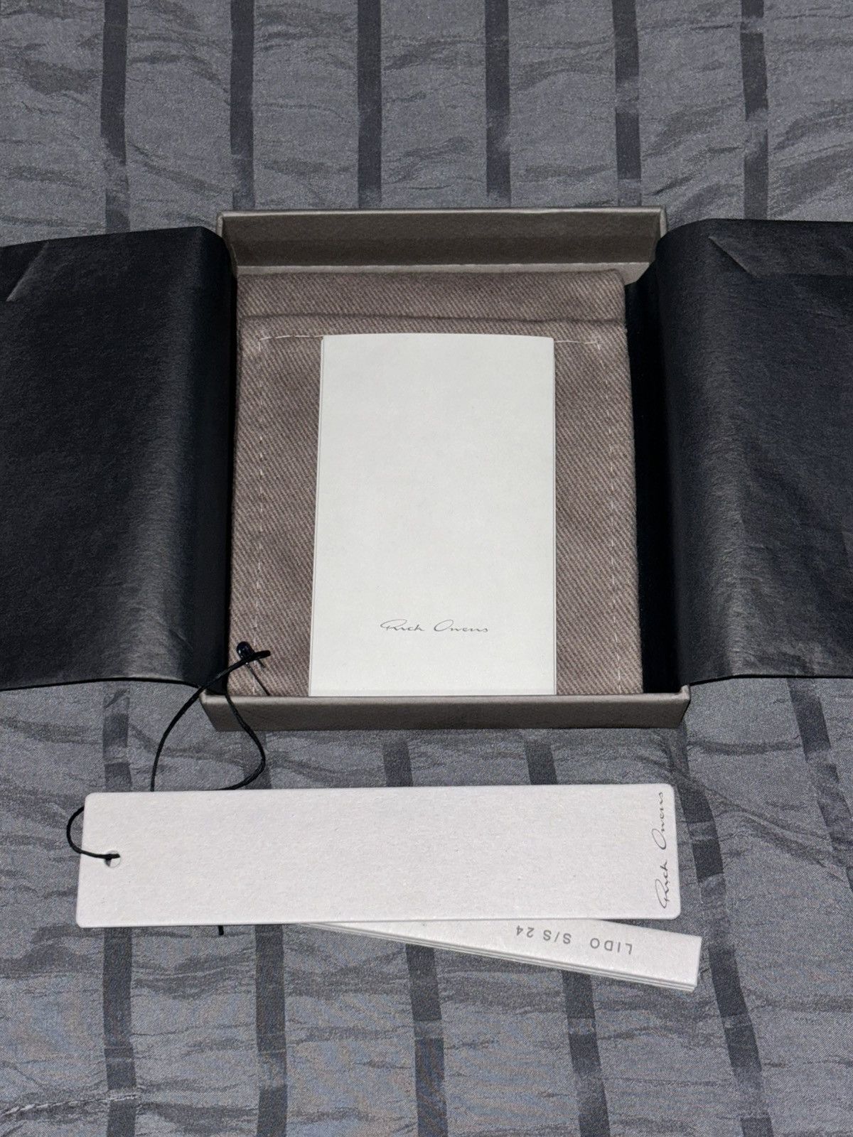 Rick Owens Rick Owens Clay Square Card Holder Size ONE SIZE - 10 Thumbnail