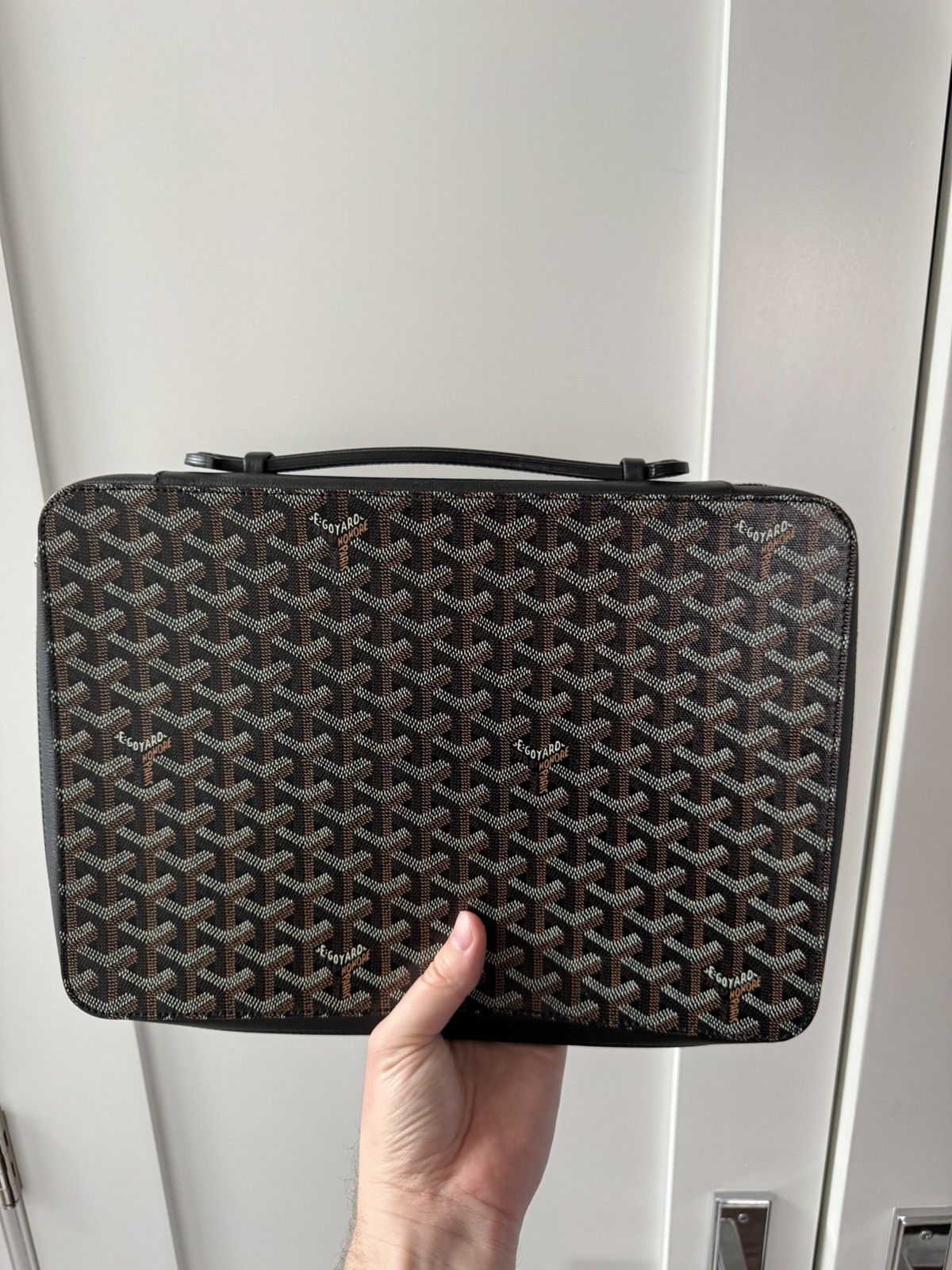 Briefcase Goyard Computer Case Goyard Compagnon Universel A4 Briefcase