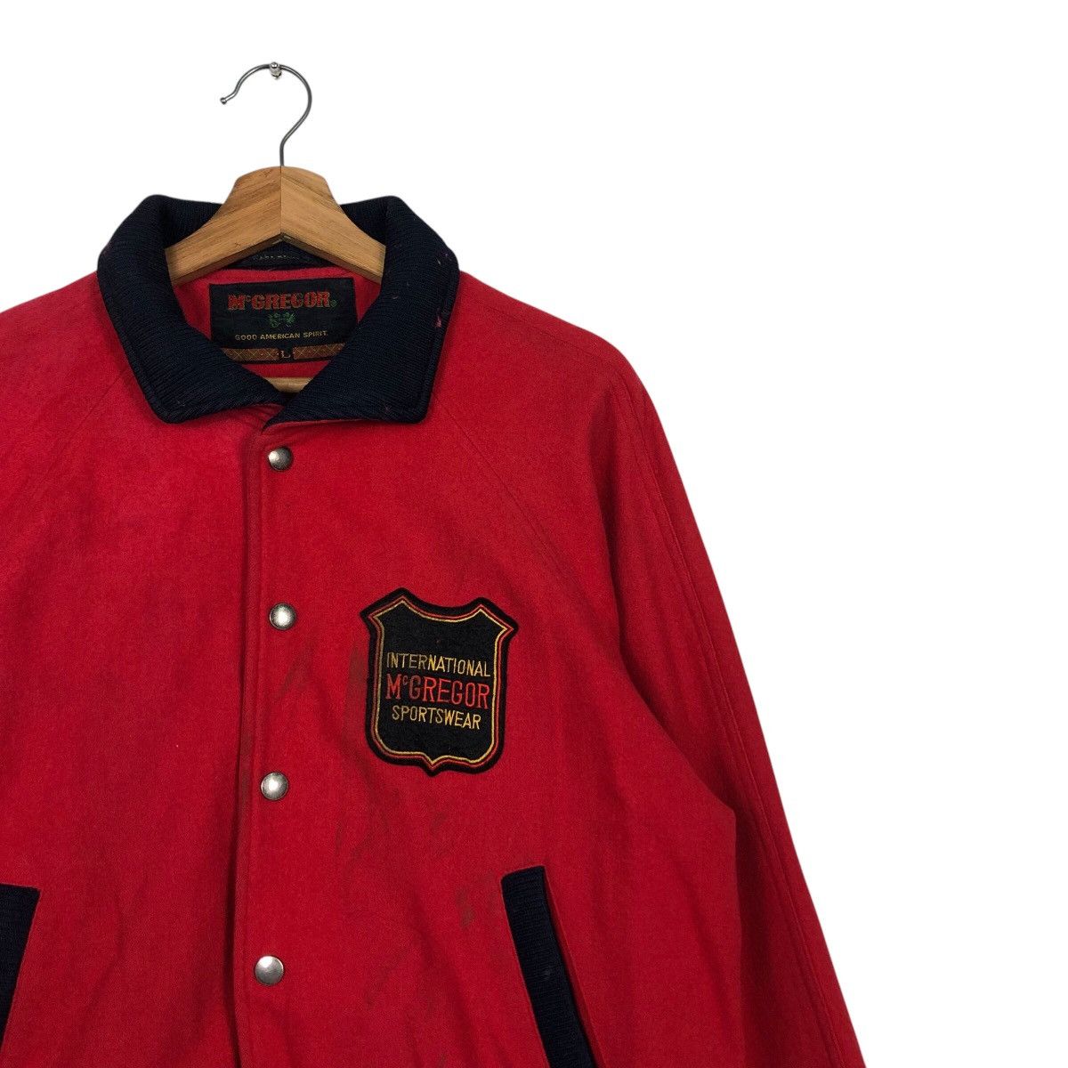 Japanese Brand 📌Vintage Bomber Jacket Mc Gregor Big Logo Issey Miyake Size US L / EU 52-54 / 3 - 6 Thumbnail