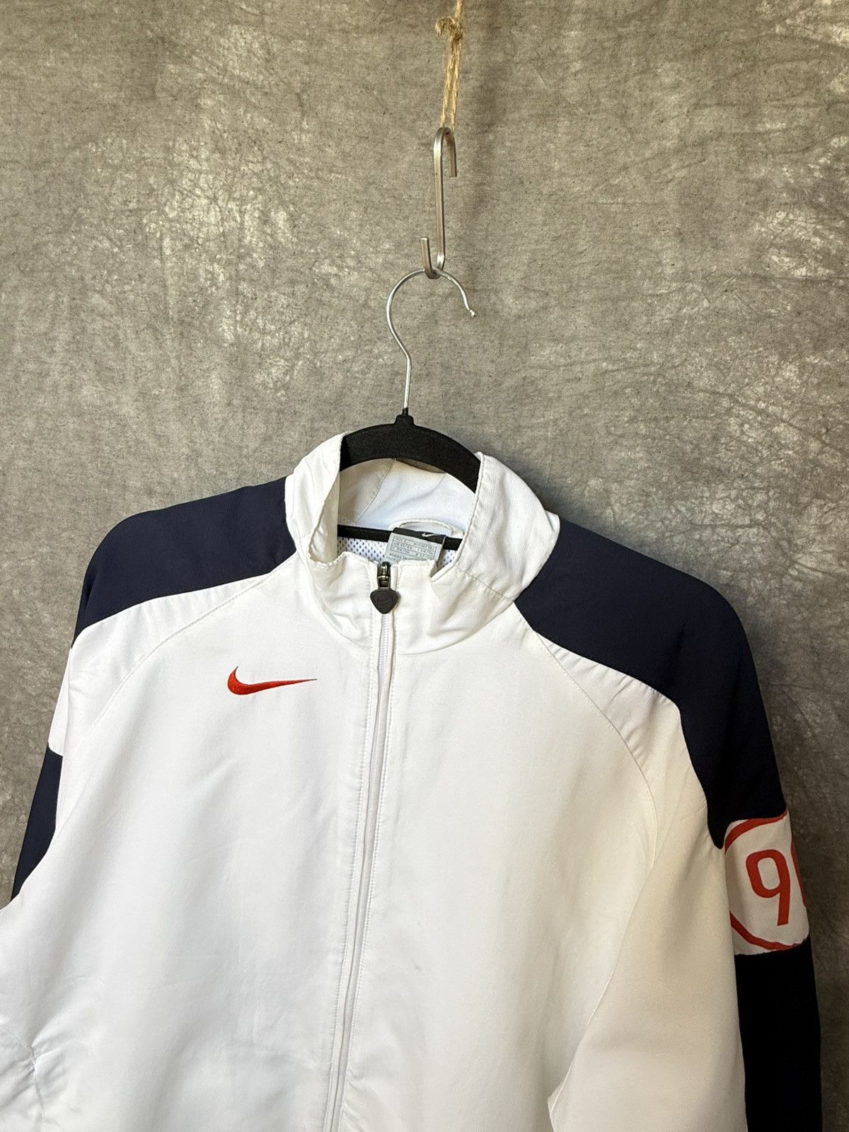 Nike × Vintage Vintage Nike jacket T90 nylon Y 2K oversize swoosh logo Size US L / EU 52-54 / 3 - 4 Thumbnail