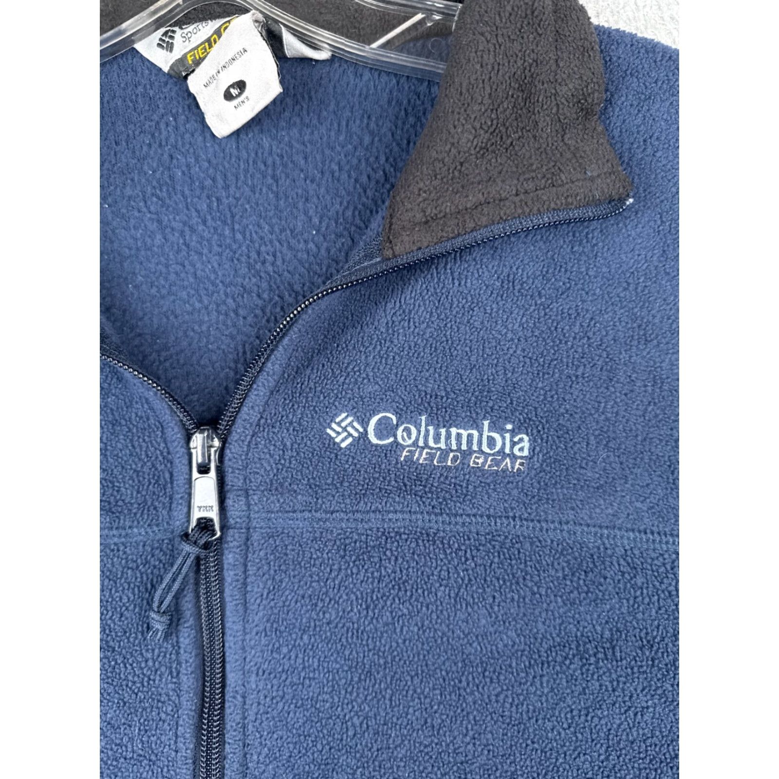 Vintage Columbia Jacket Mens Medium Blue Field Bear Chore Coat Full Zip Poly Fleece Size US M / EU 48-50 / 2 - 6 Thumbnail