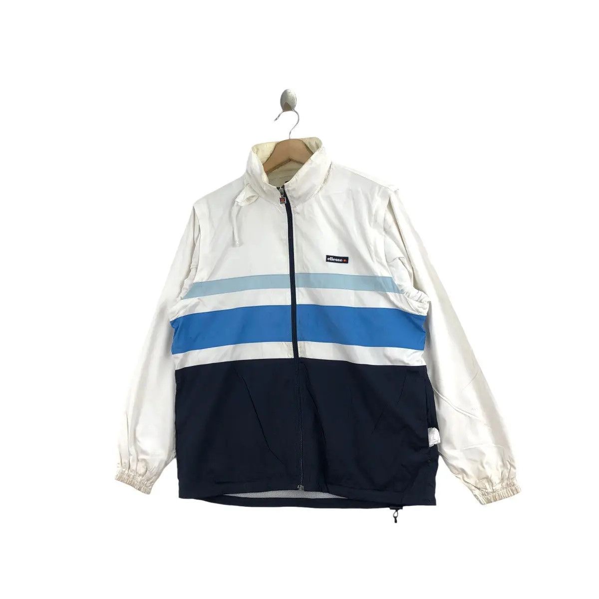 Ellesse Vtg 90’ ELLESSE PERUGIA ITALIA Jaspo Striped Jacket Size US M / EU 48-50 / 2 - 6 Thumbnail