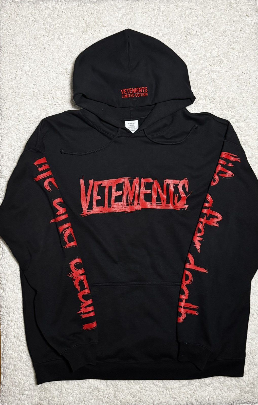 Vetements Tour Hoodie | Grailed