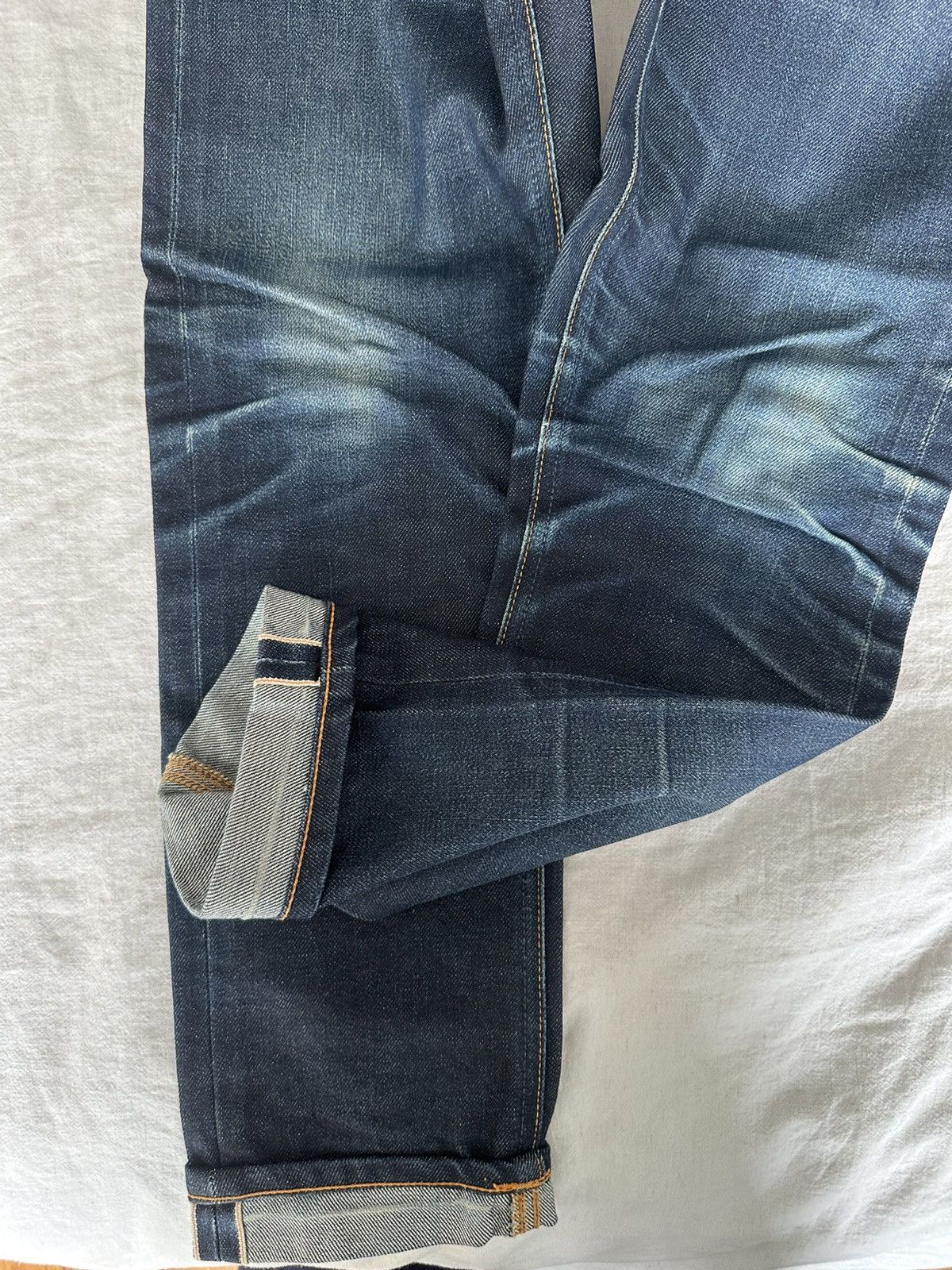 Nudie Jeans Nudie Jeans Lean Dean Selvage 31 x 30 Size US 31 - 5 Thumbnail