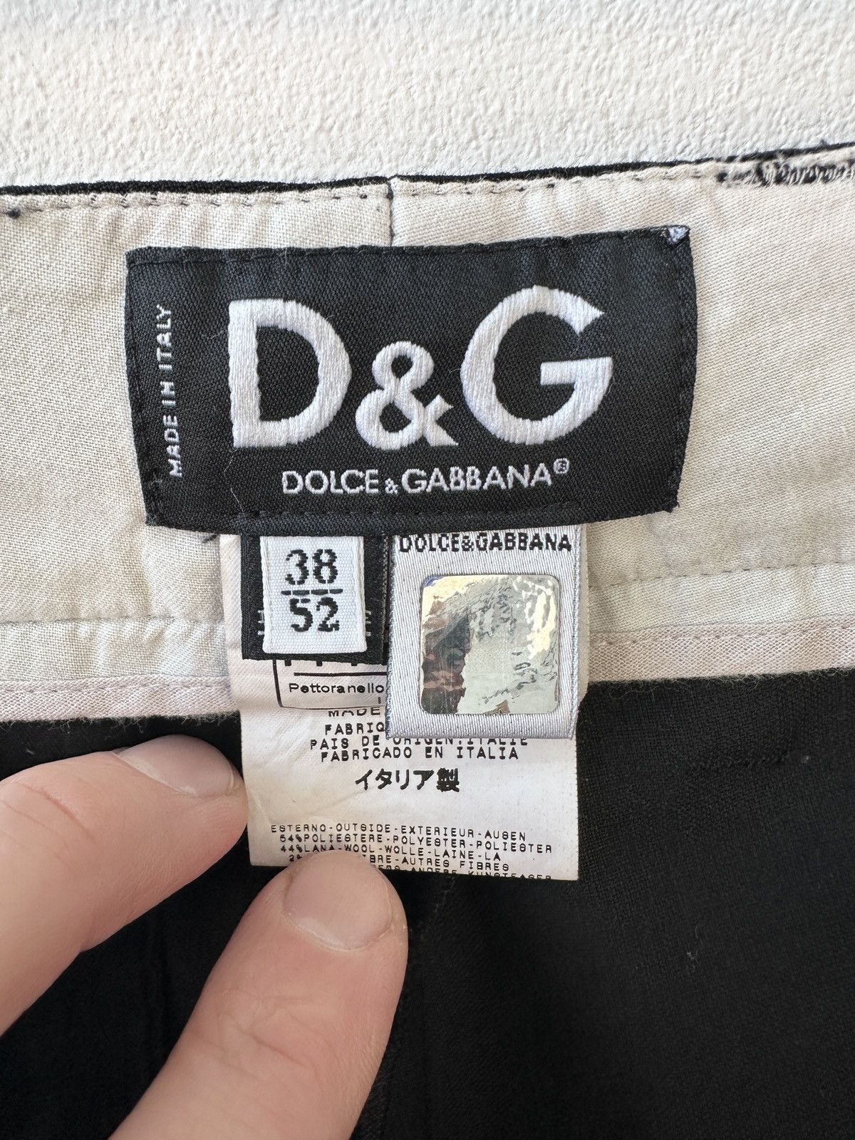 Dolce & Gabbana D&G Dolce & Gabbana Dress Pants Size 38/52 Wool Blend Italy Size US 38 / EU 54 - 10 Thumbnail