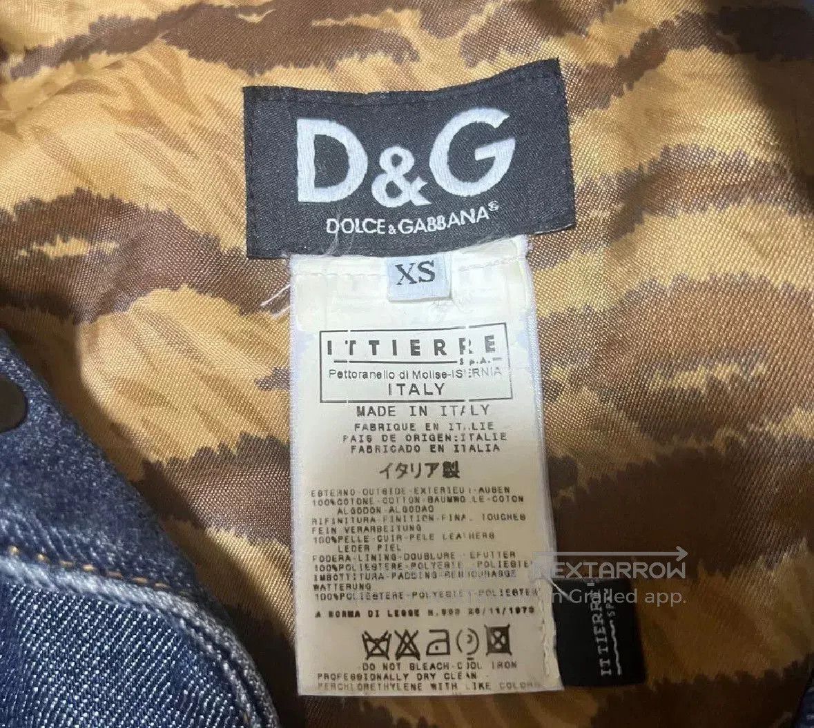 Dolce & Gabbana Dolce & Gabbana Navy Denim Jacket. Size US XS / EU 42 / 0 - 4 Thumbnail