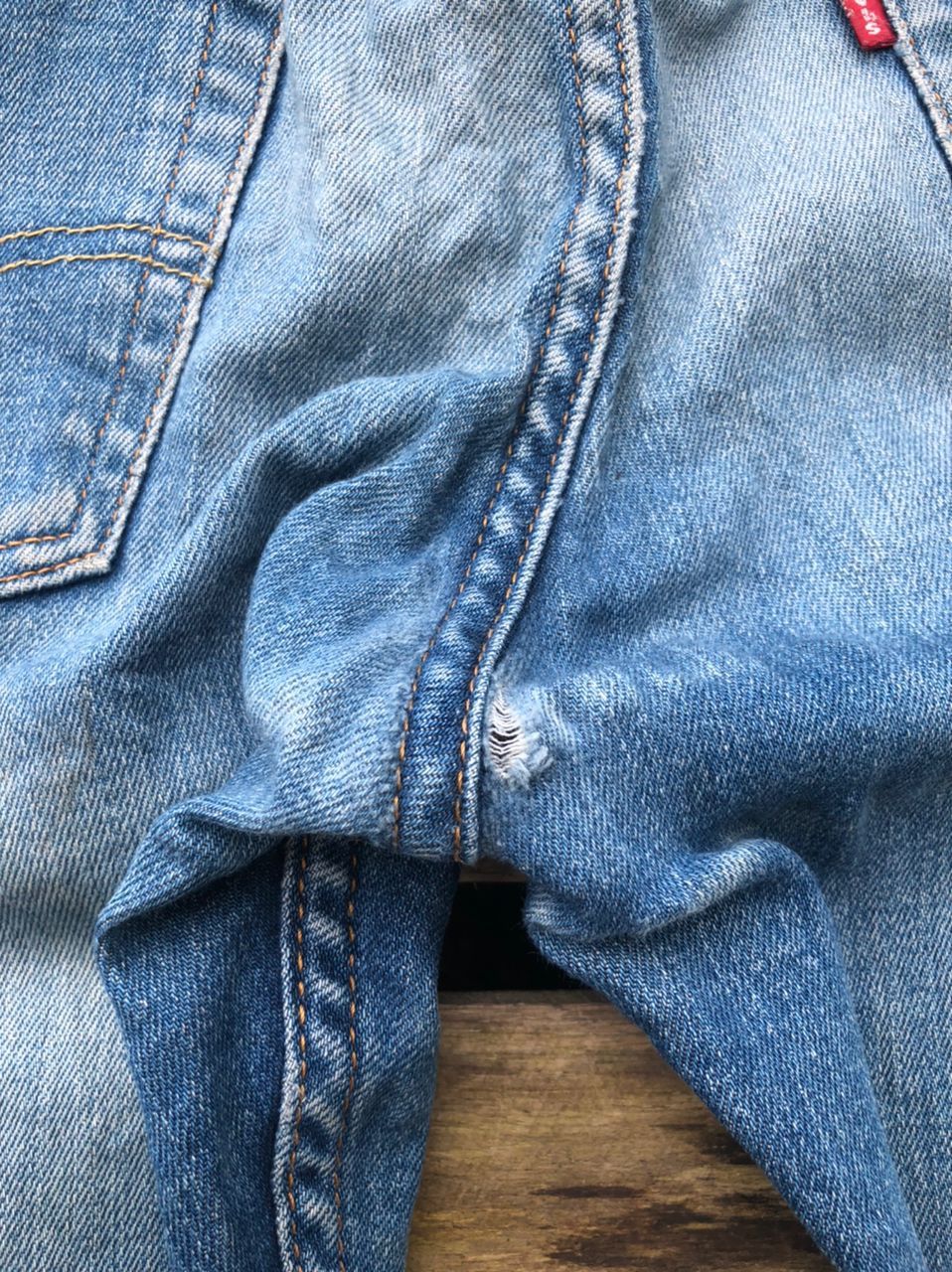 Levi's × Vintage Vintage Levi's 502 Denim Jeans Distressed Size US 31 - 9 Thumbnail