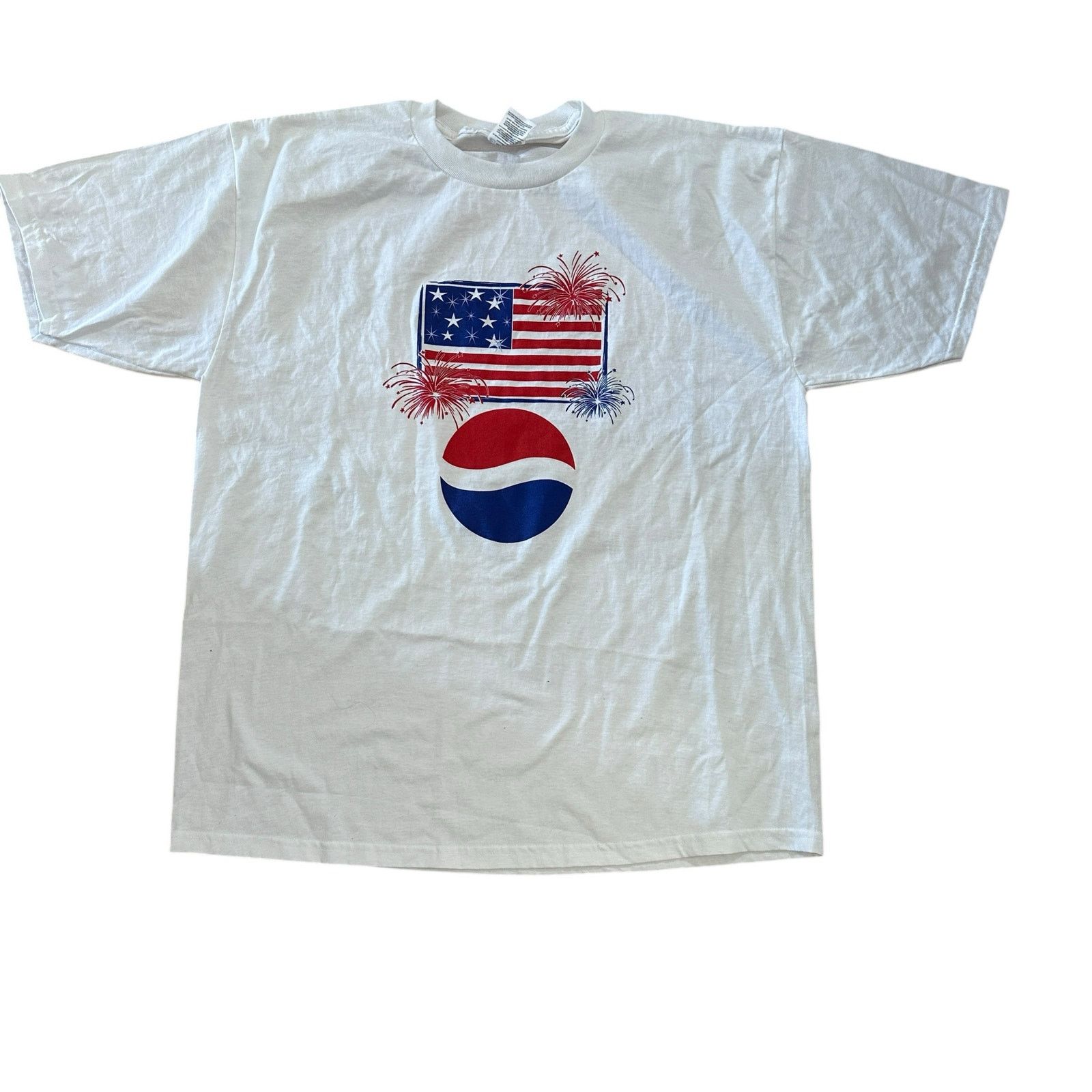 Jerzees Jerzees x Pepsi Vintage USA American Flag and Pepsi Logo XL Size US XL / EU 56 / 4 - 1 Thumbnail