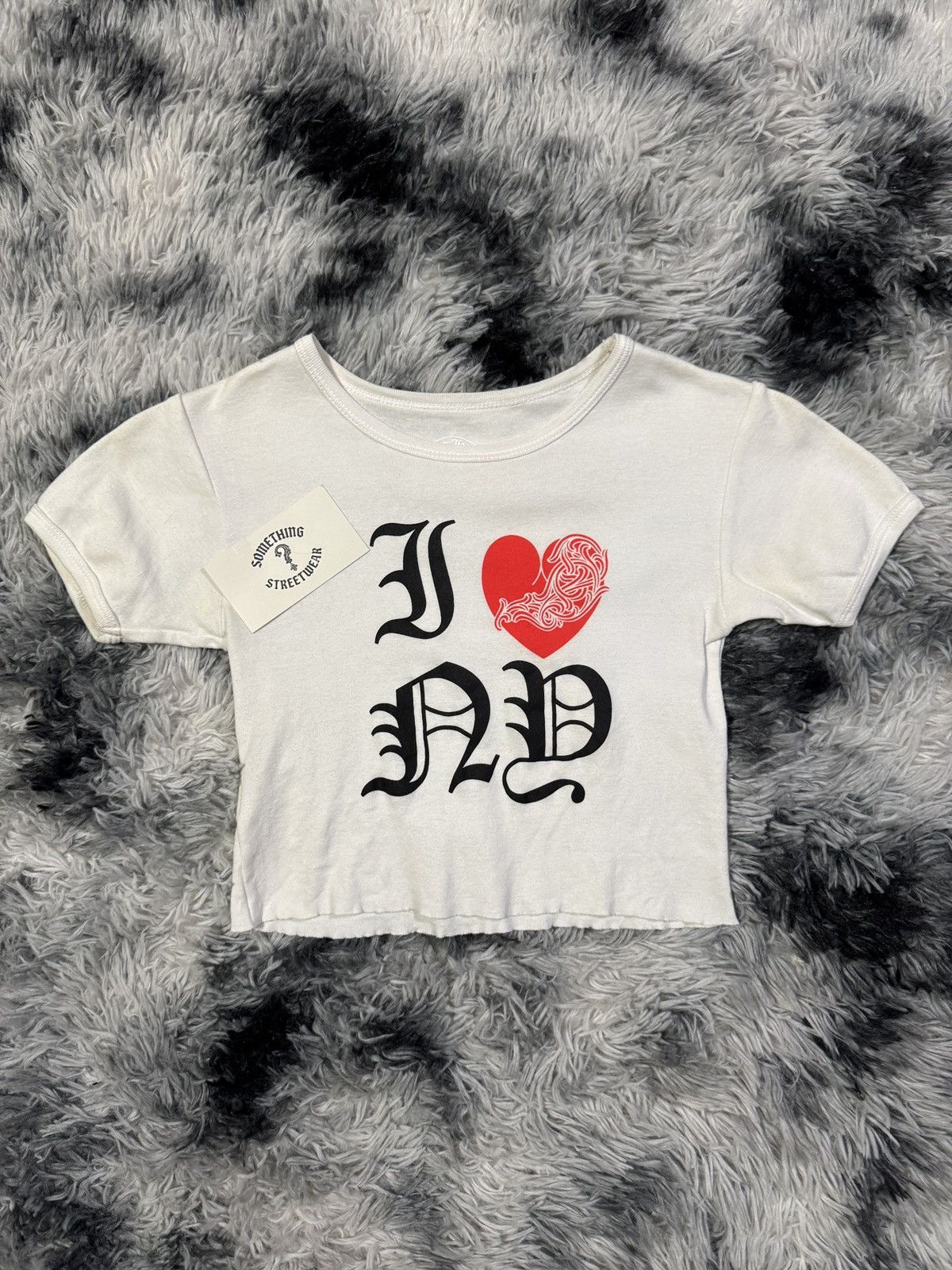Chrome Hearts Women’s White I Love NYC Crop Top