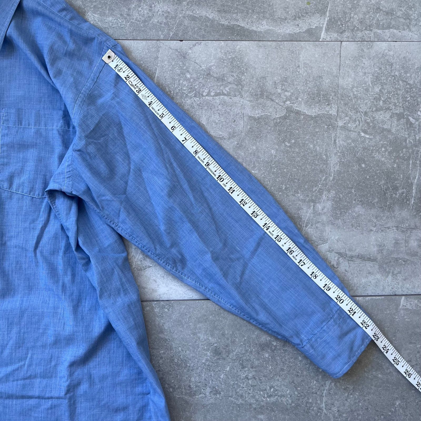 Christian Dior Monsieur Christian Dior Monsieur Blue Dress Shirt – Size 17 (32-33) Size US L / EU 52-54 / 3 - 4 Thumbnail