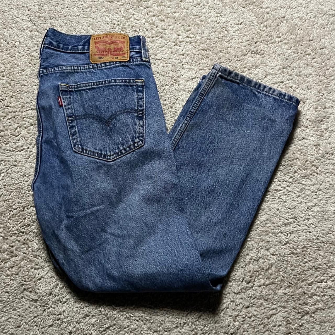 Levi's Levi’s 505 Blue Jeans - Size 34x29 Size US 34 / EU 50 - 1 Thumbnail