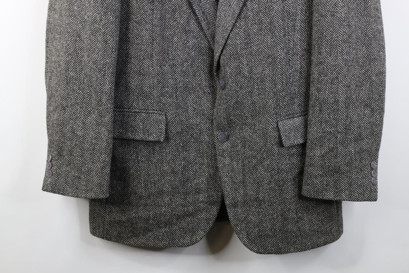 Vintage Vintage 90s Streetwear Herringbone Suit Coat Blazer Jacket Size US XL / EU 56 / 4 - 3 Thumbnail